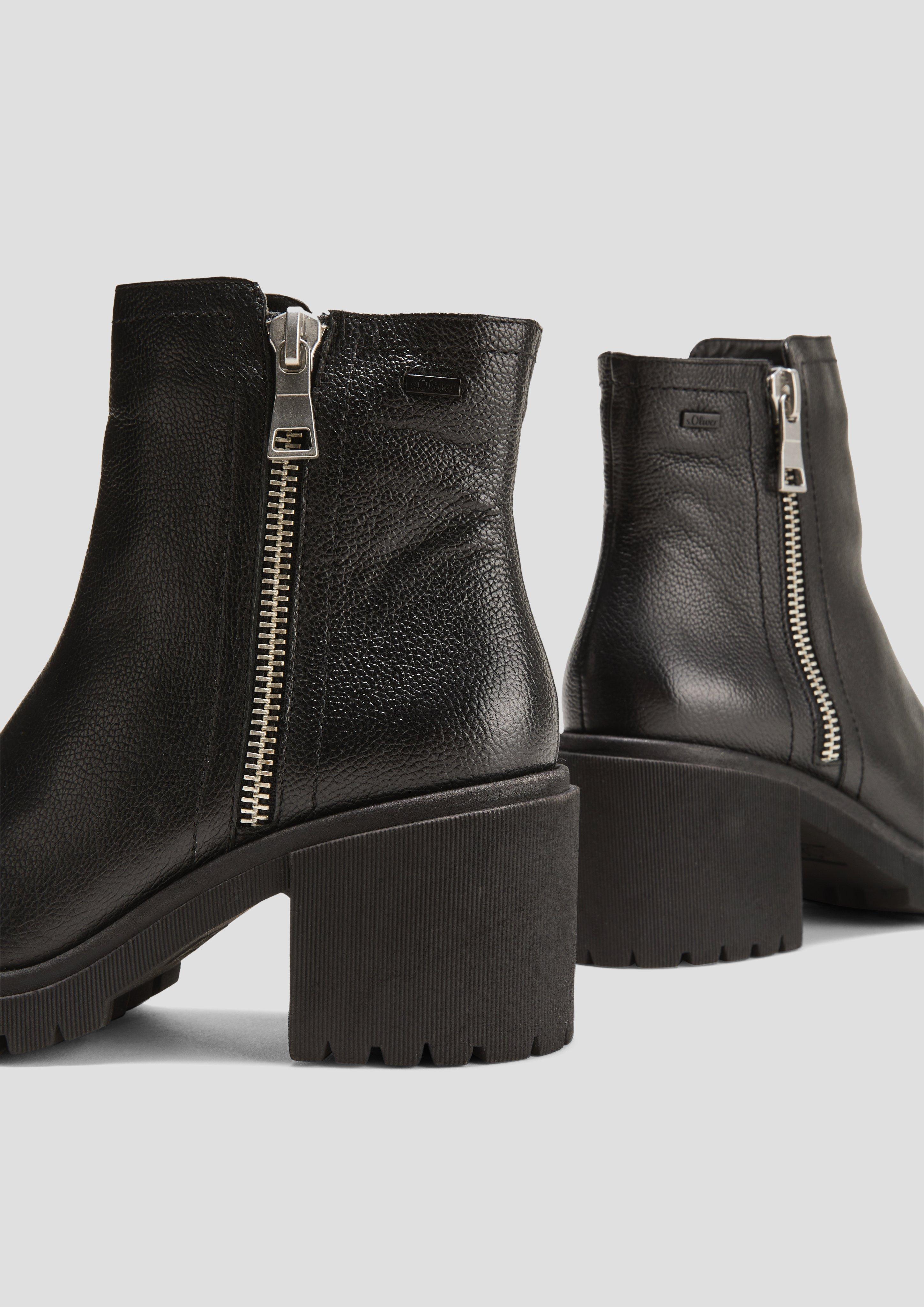 s.Oliver Stiefelette aus Echtleder