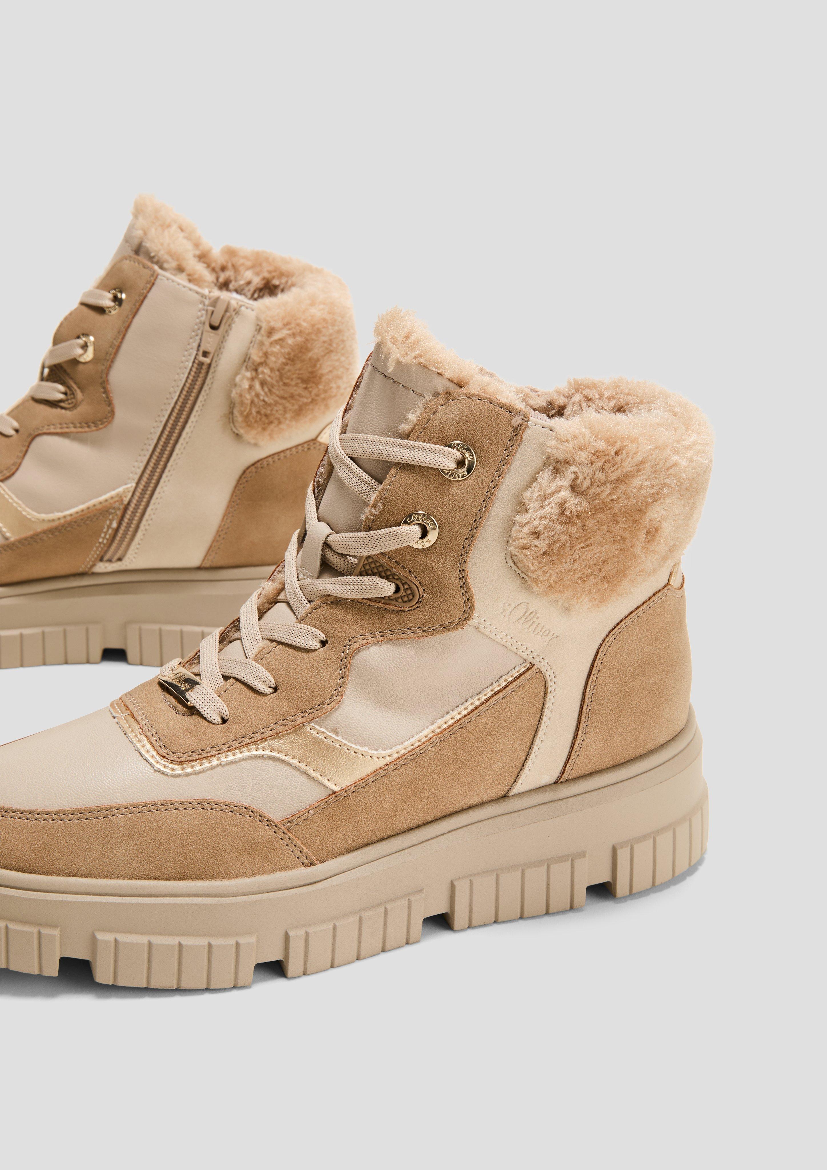 s.Oliver Boots im Materialmix