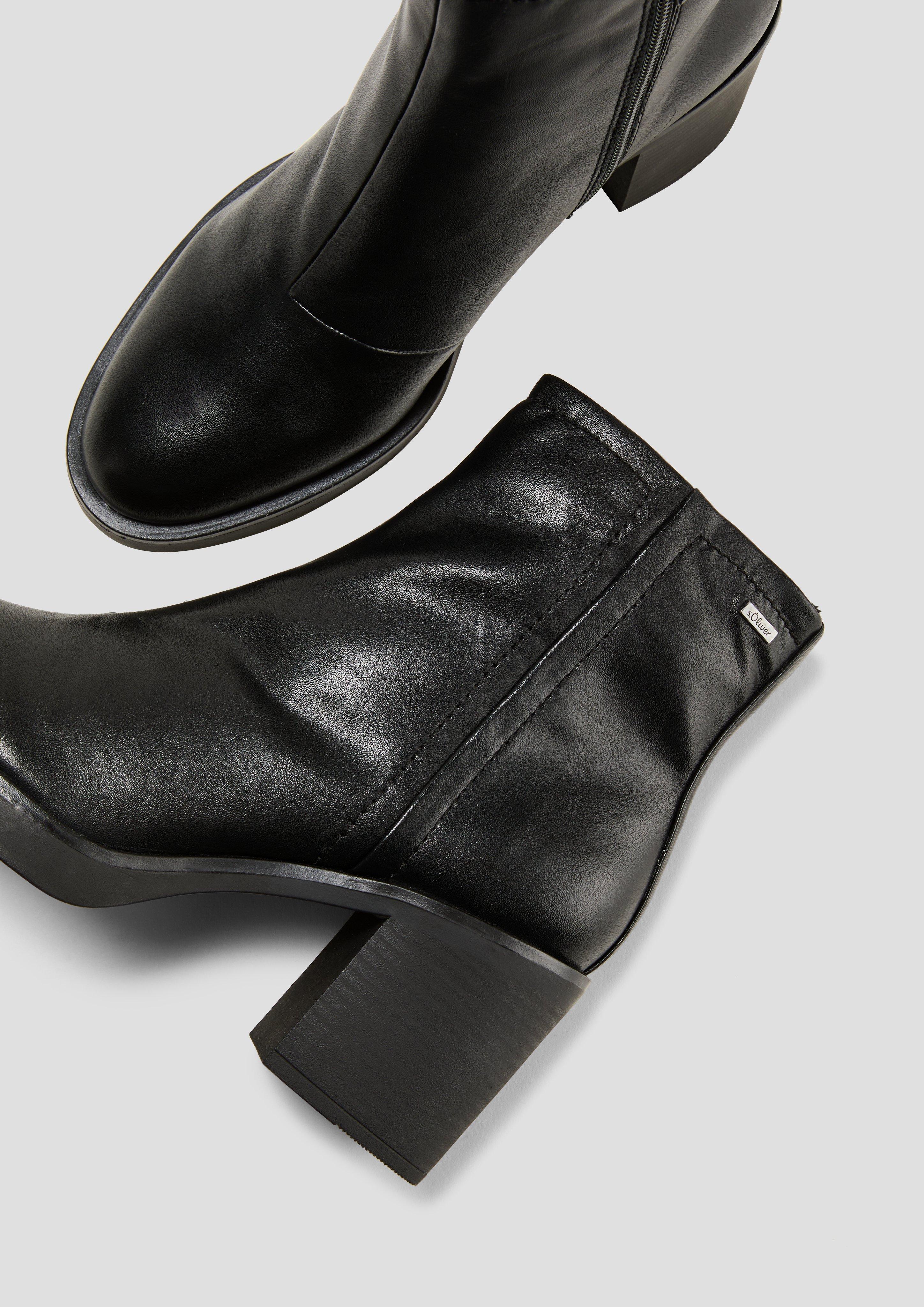 s.Oliver Stiefeletten aus Kunstleder