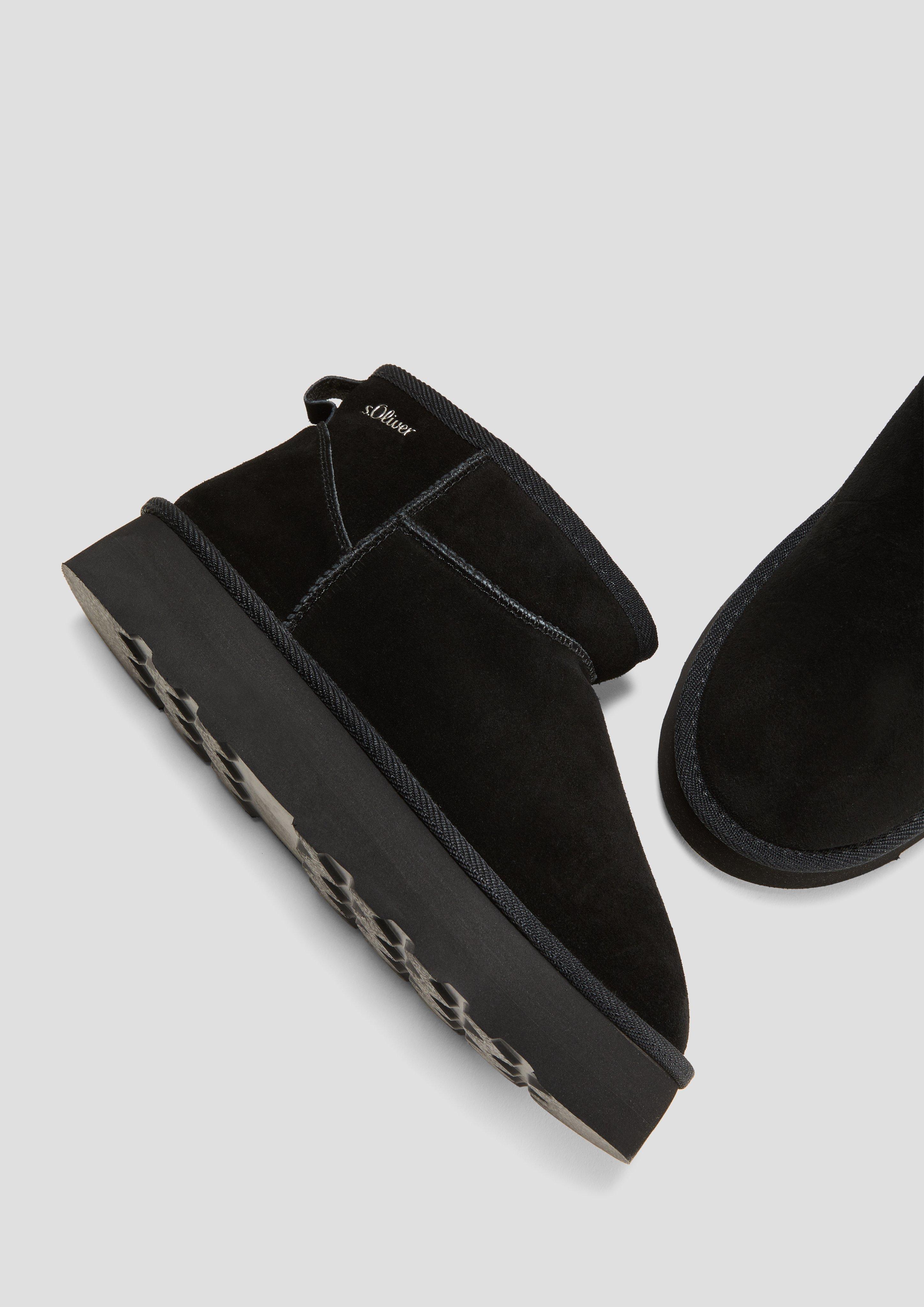 s.Oliver Stiefel mit Teddyplüsch-Futter