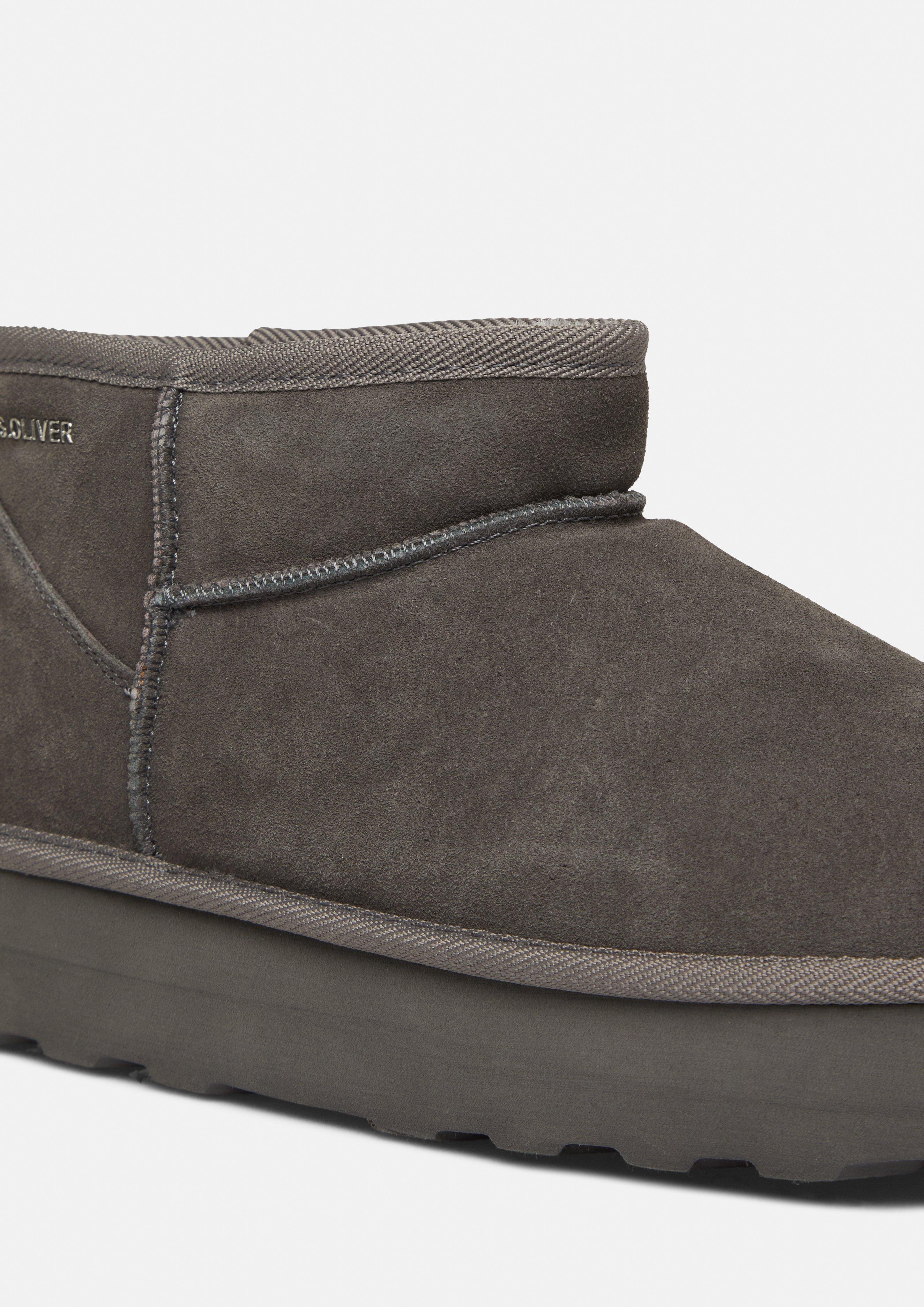 s.Oliver Stiefel mit Teddyplüsch-Futter