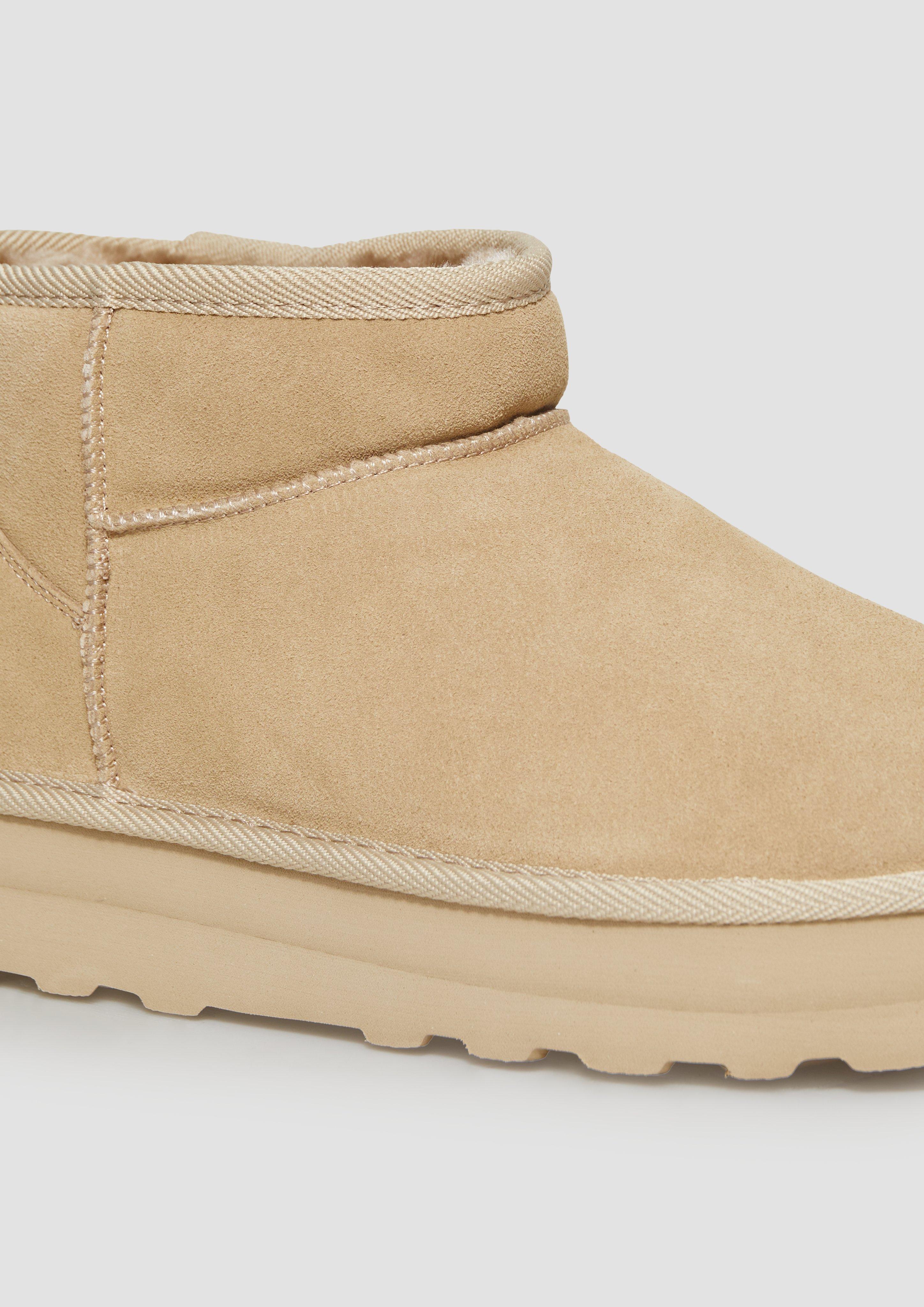 s.Oliver Stiefel mit Teddyplüsch-Futter