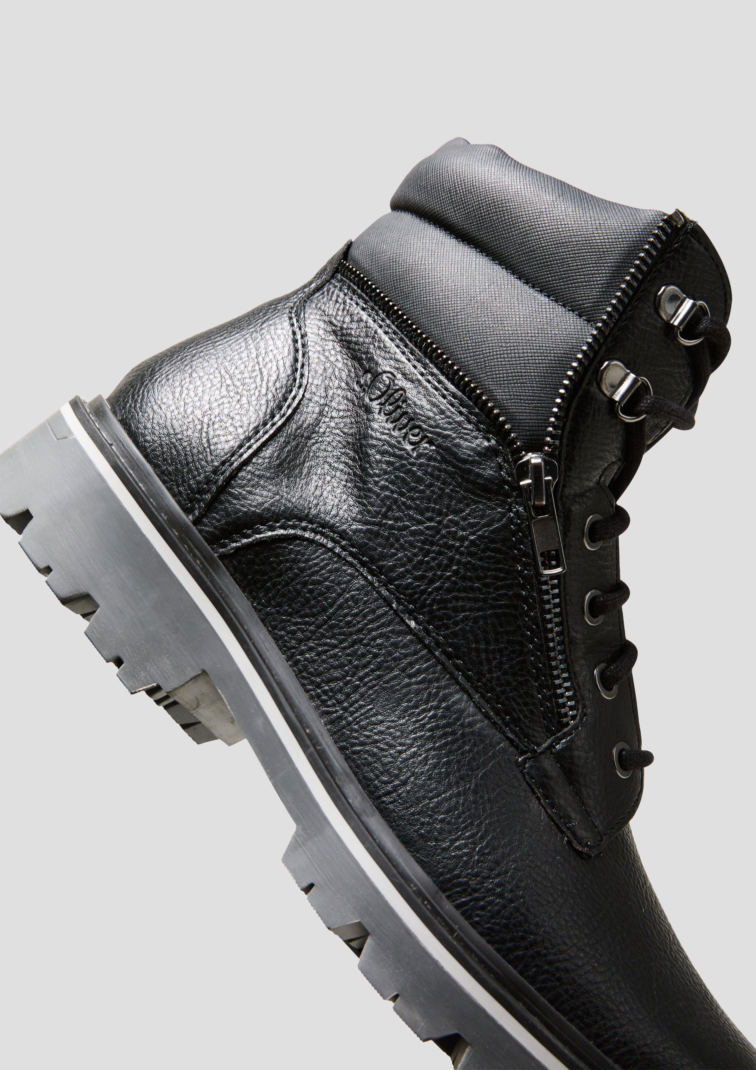 s.Oliver Stiefel in Lederoptik