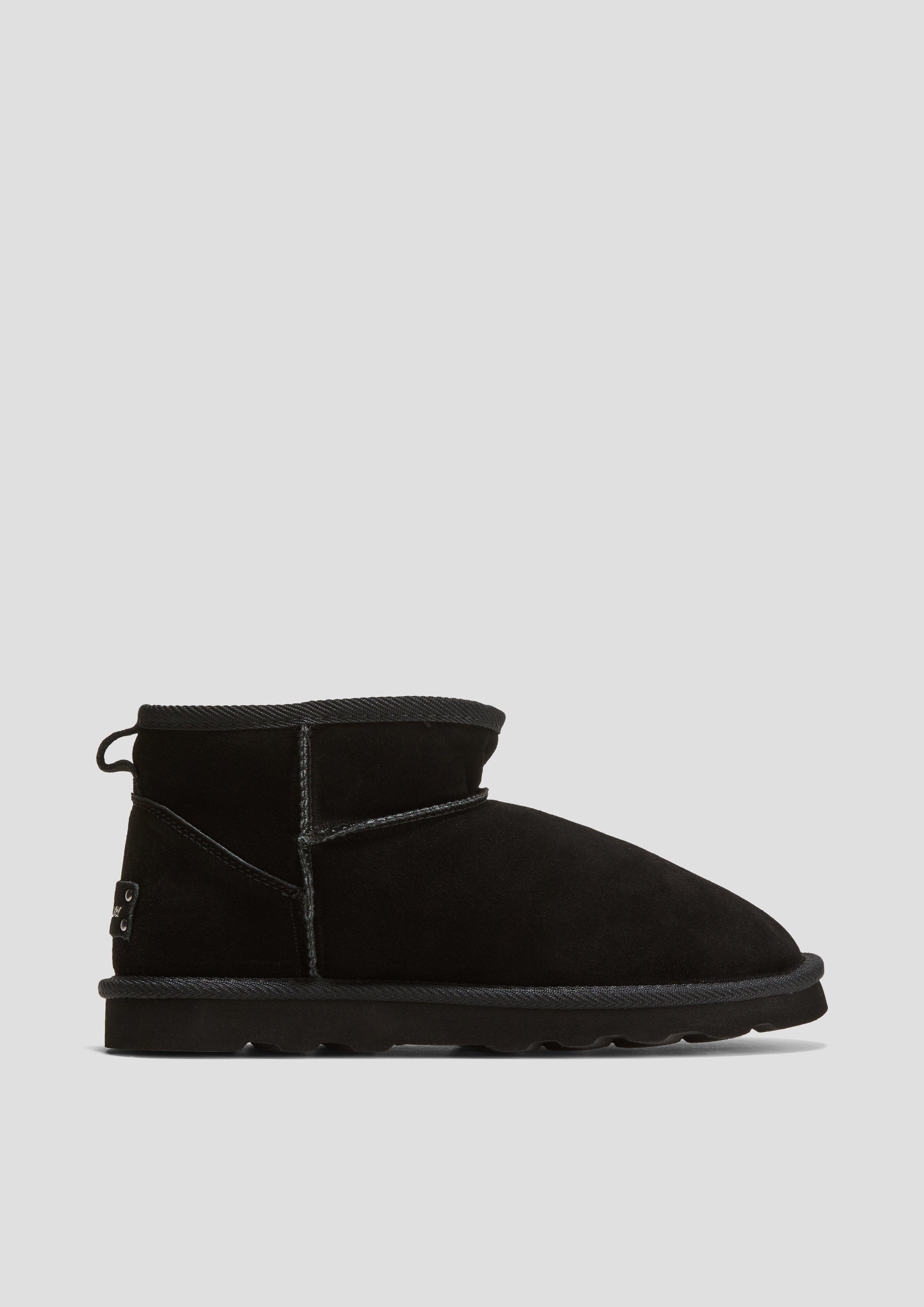 S.Oliver Flache Stiefel aus Leder