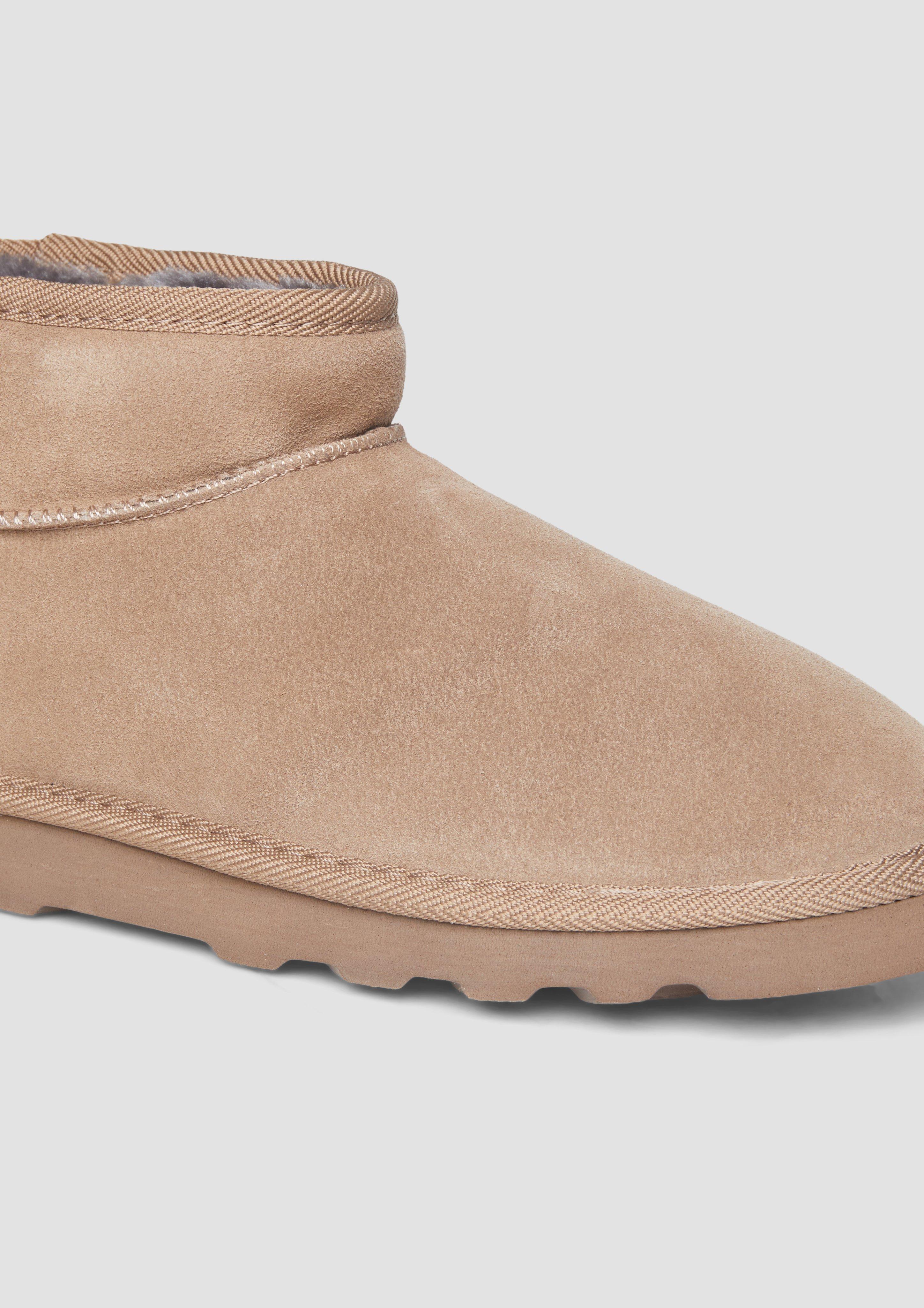 s.Oliver Flache Stiefel aus Leder