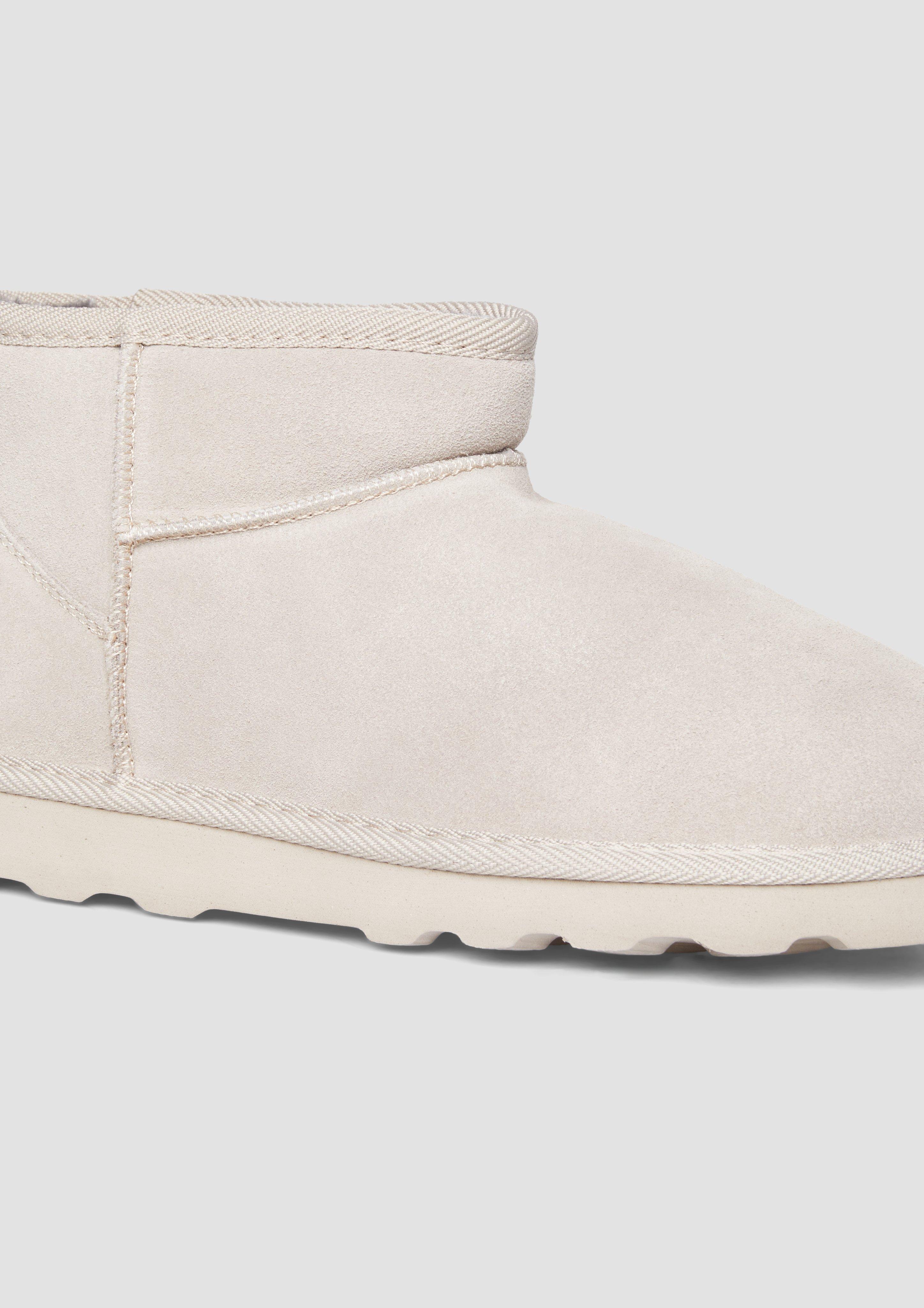 s.Oliver Flache Stiefel aus Leder