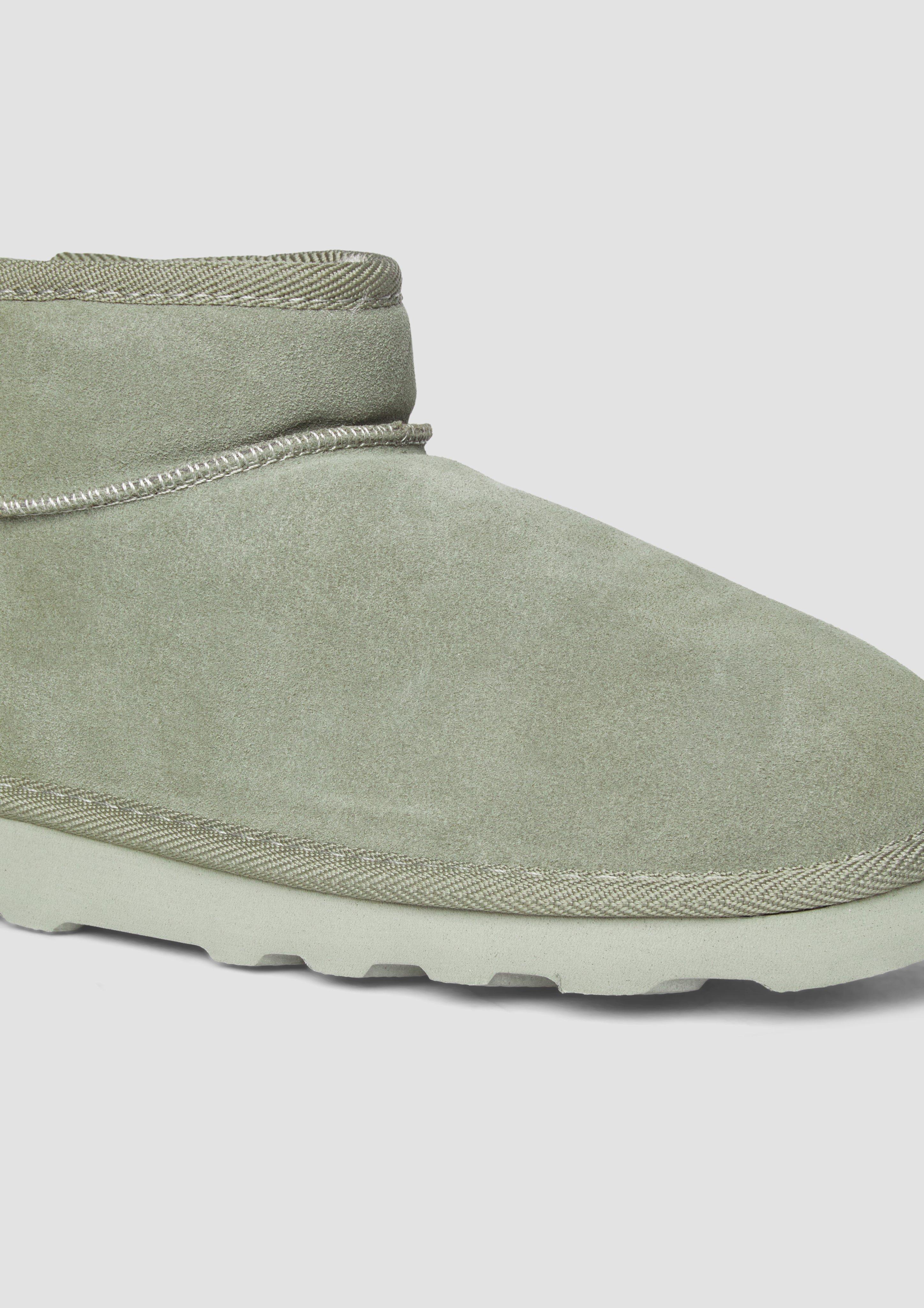 s.Oliver Flache Stiefel aus Leder