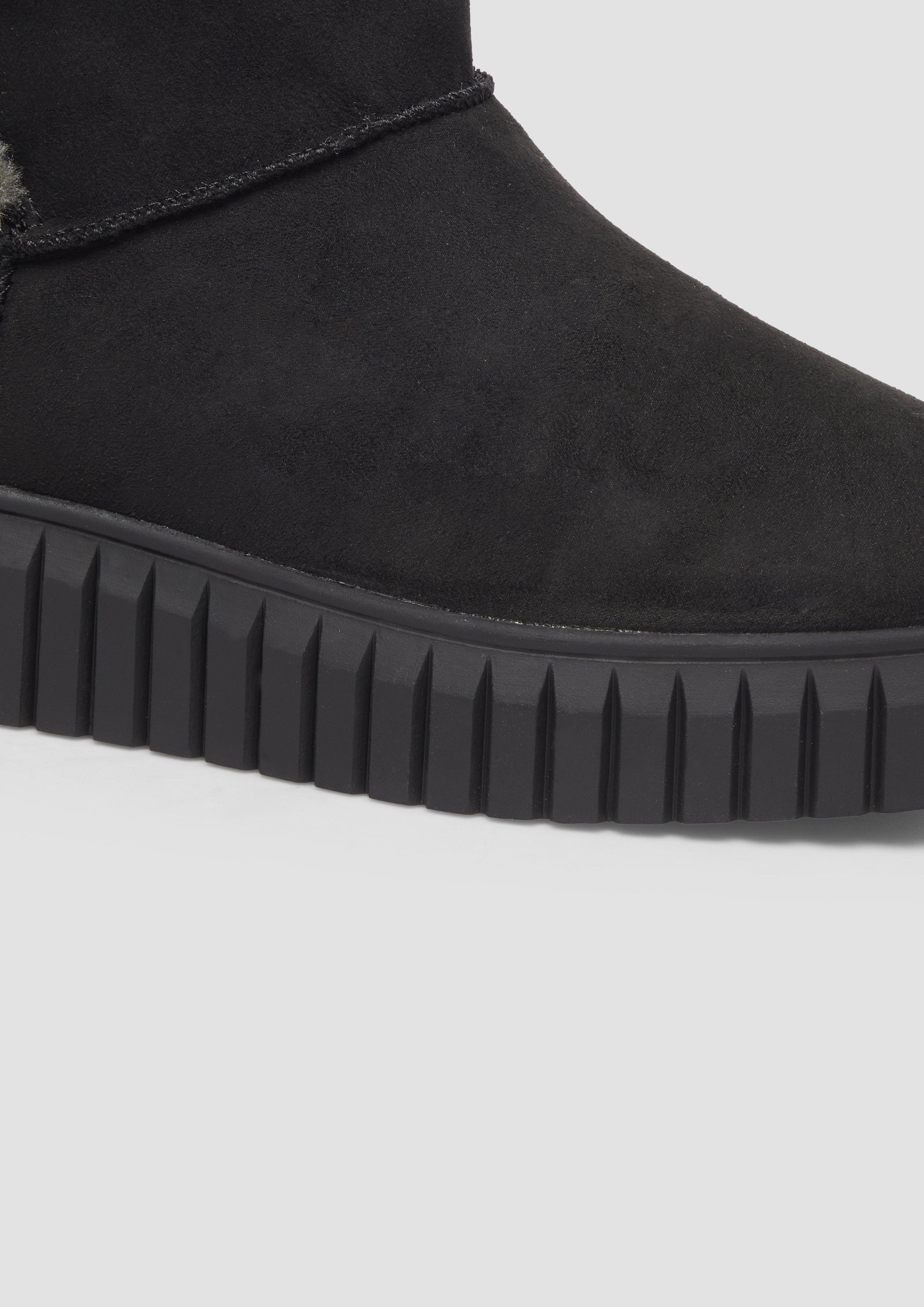 s.Oliver Gefütterte Boots mit Plateausohle