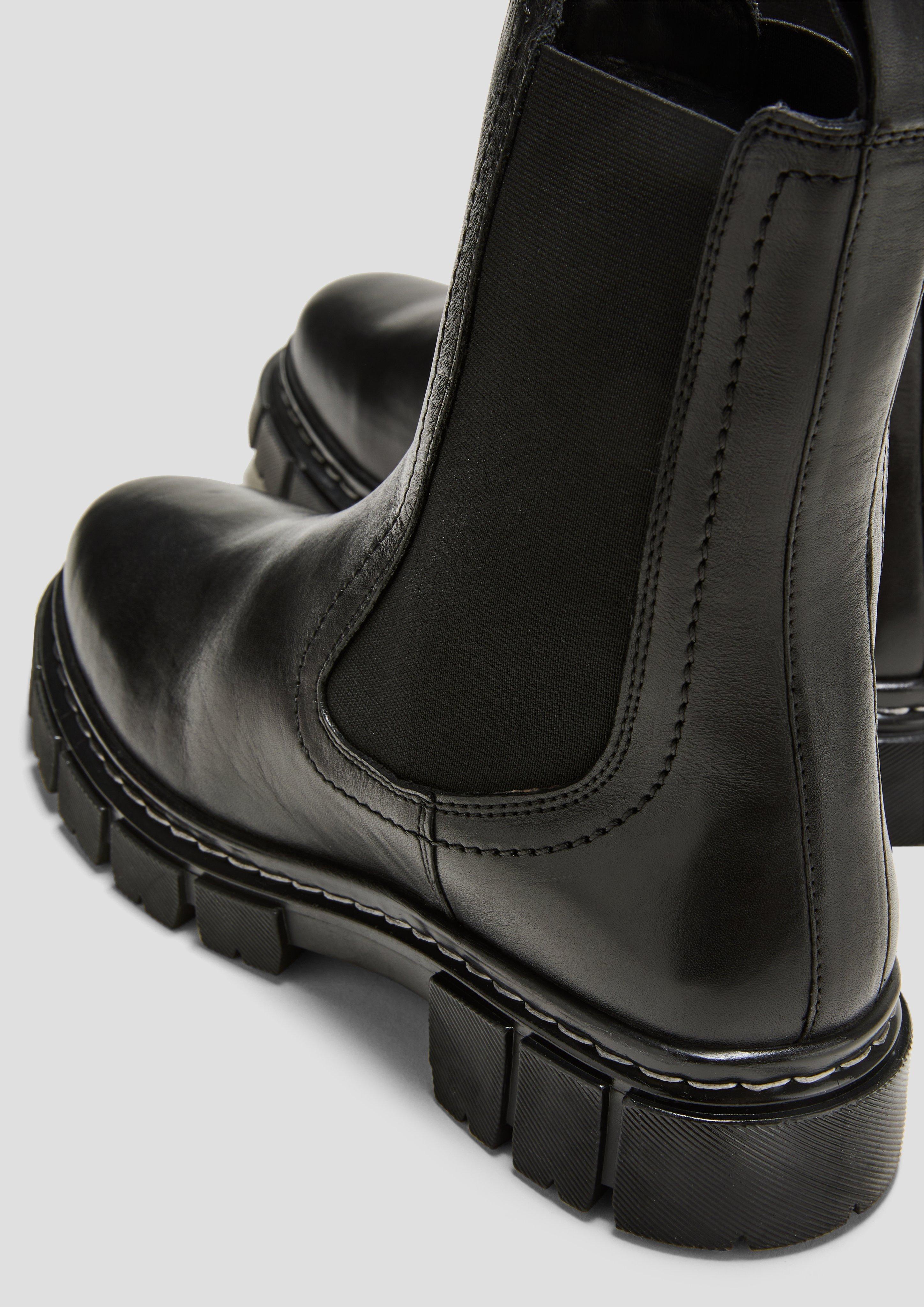 s.Oliver Chelsea Boots aus Leder
