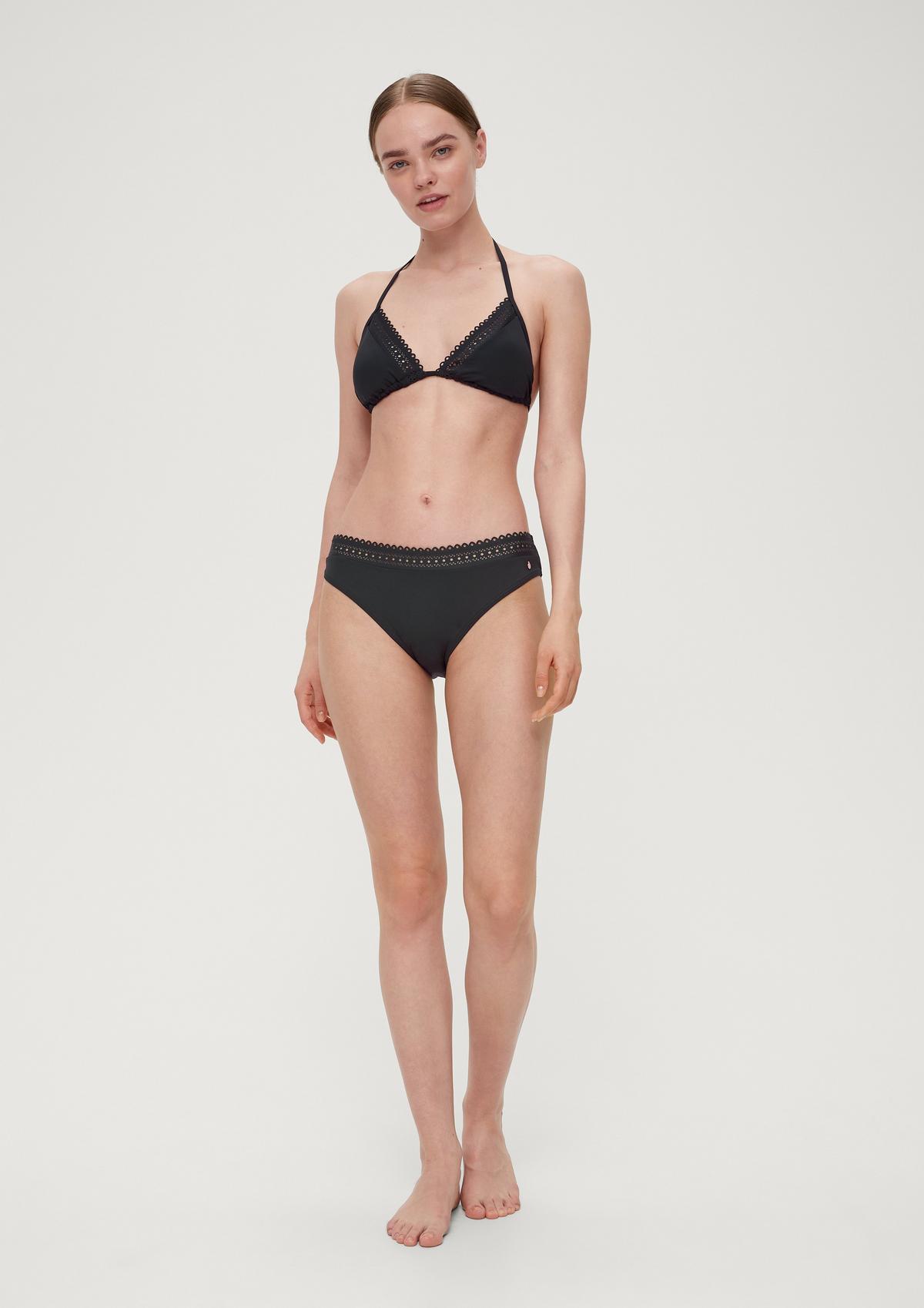 s.Oliver Triangel-Bikini-Top mit Lochstickerei