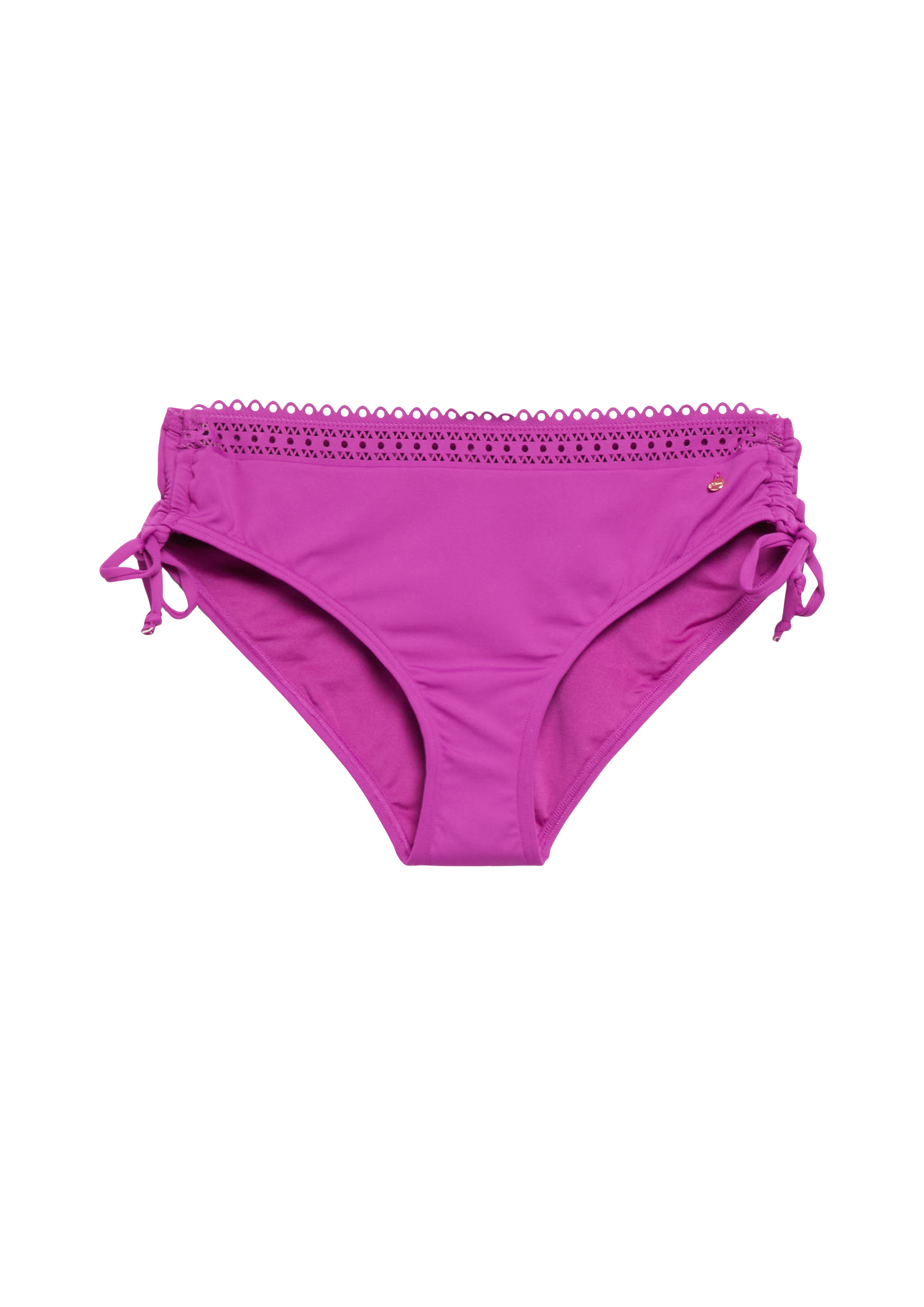 Bikinihose mit seitlicher Raffung