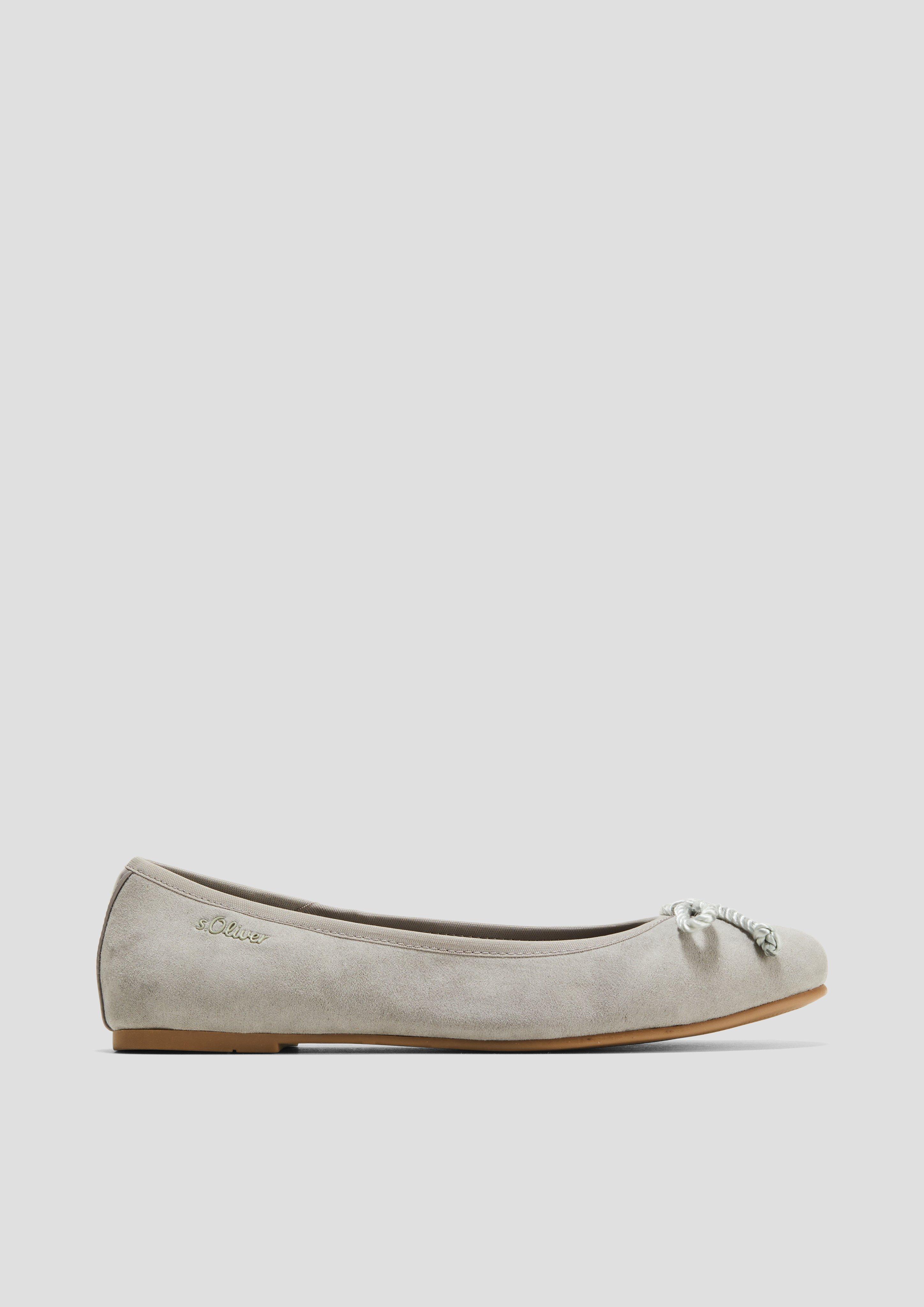 S.Oliver Ballerinas in Leder-Optik mit Schleife