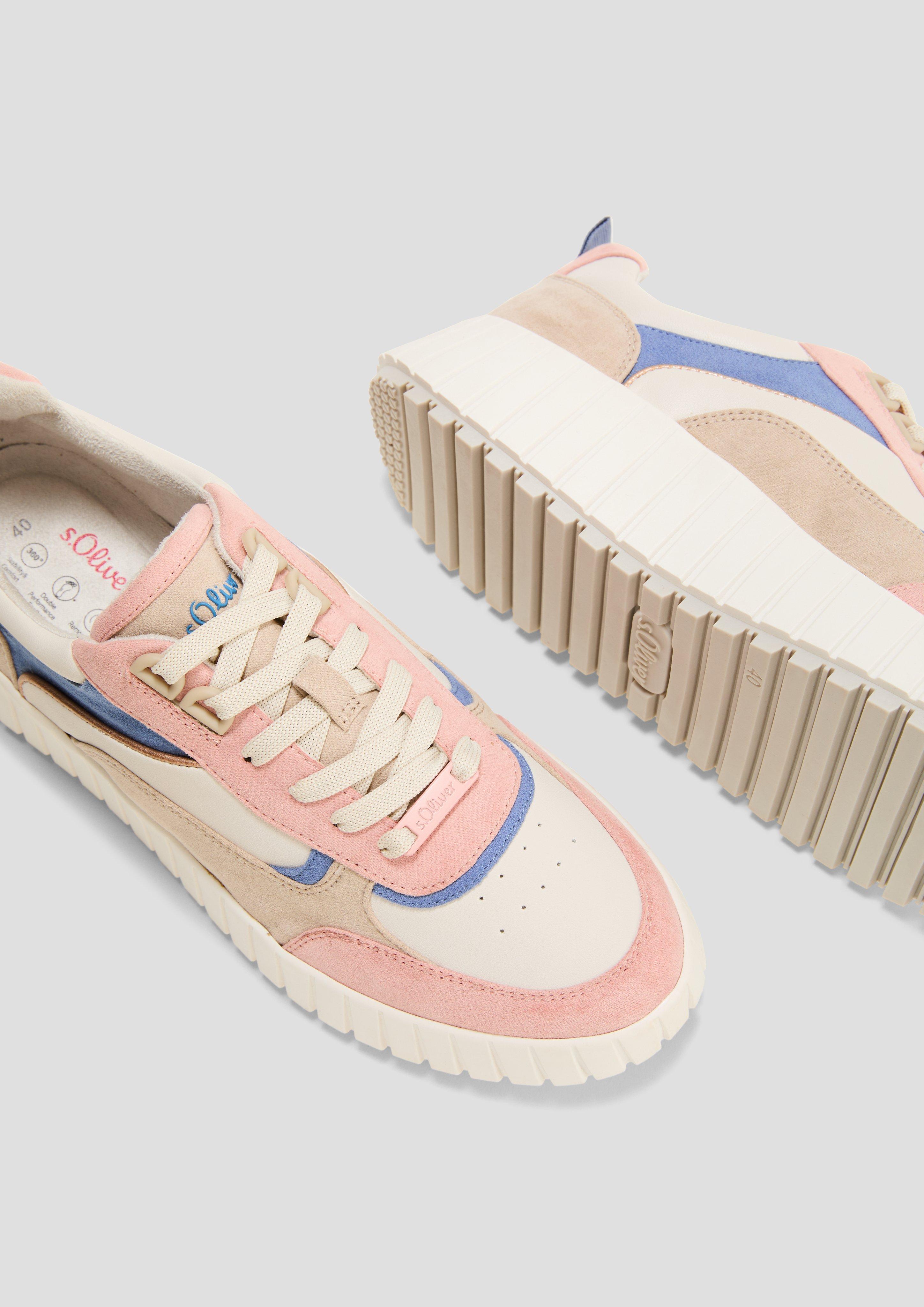 s.Oliver Sneaker in Colour-Blocking-Optik