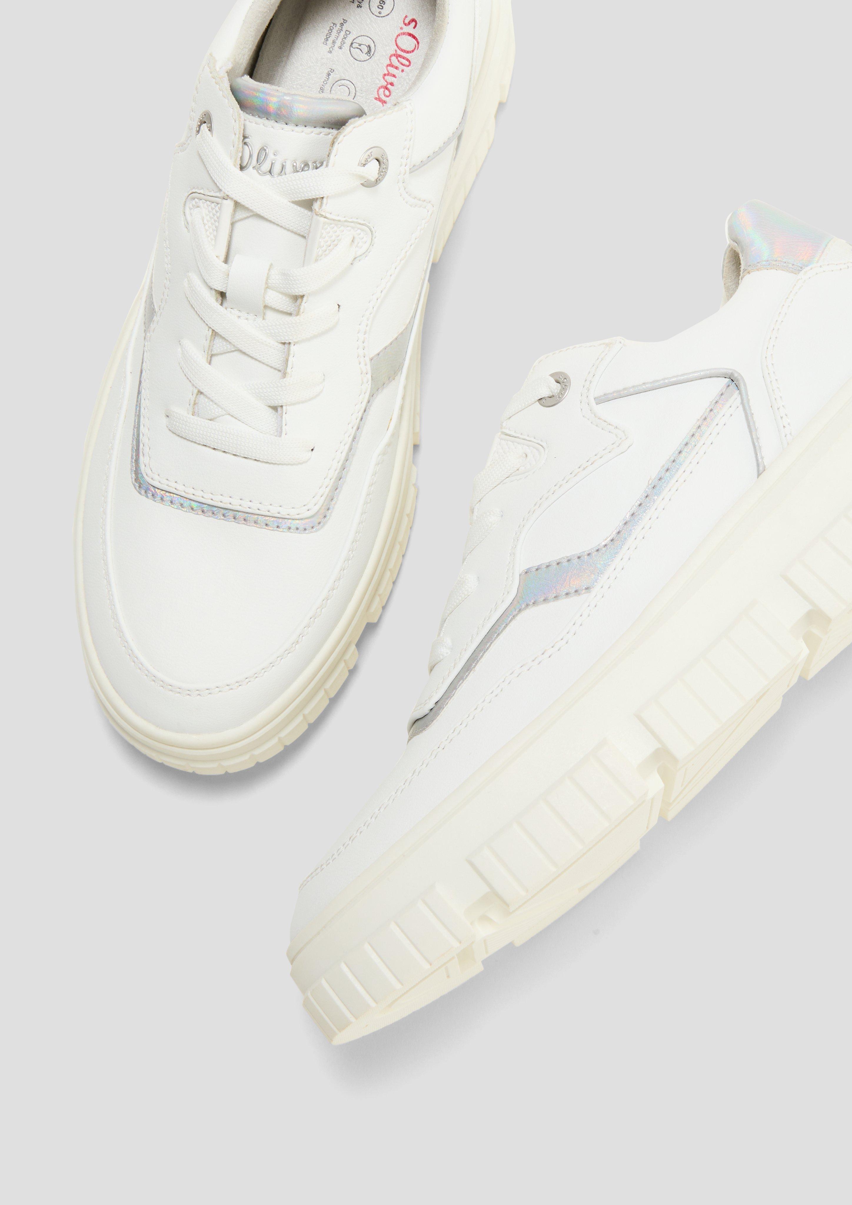s.Oliver Chunky Sneaker mit holographischem Detail