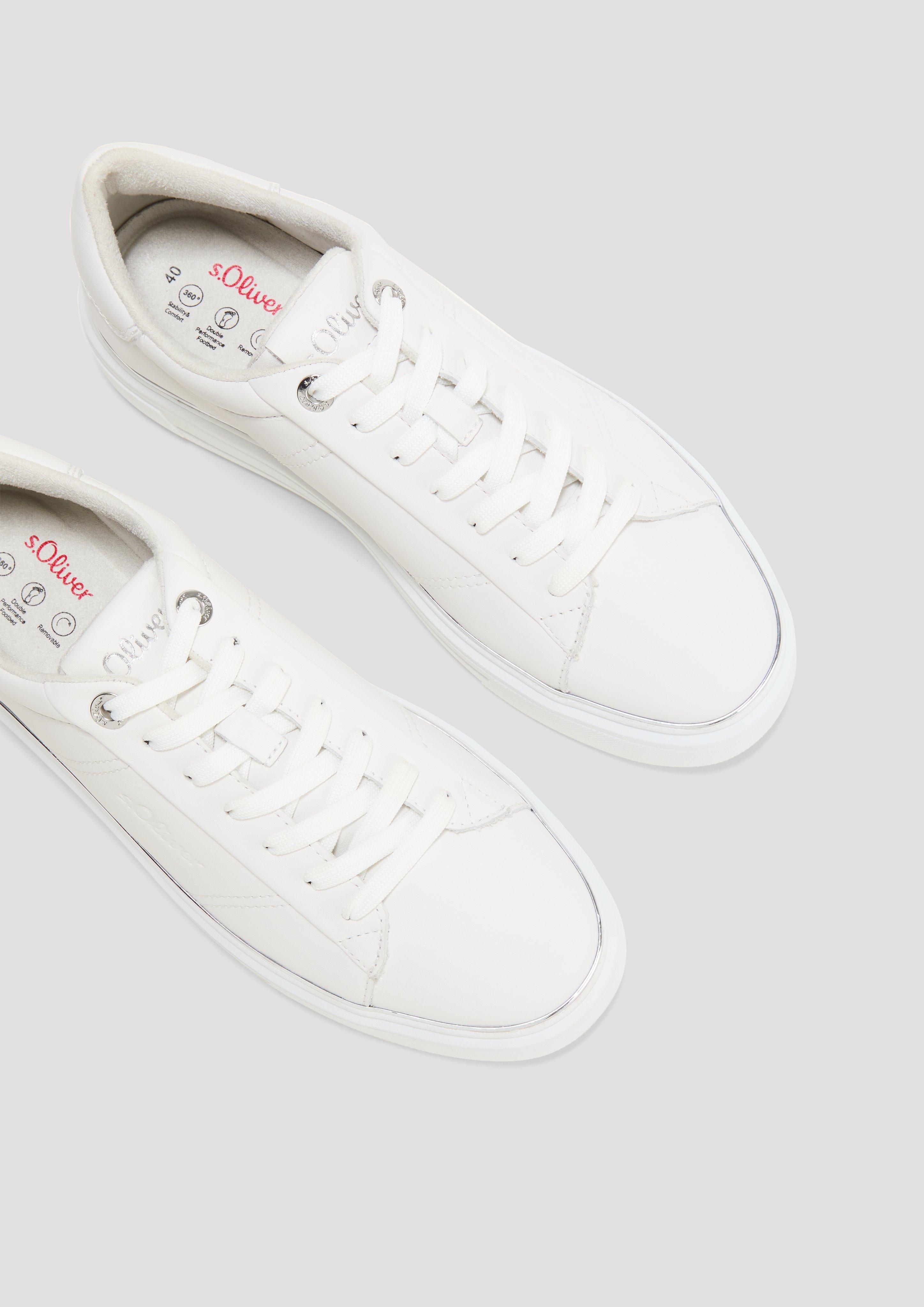 s.Oliver Cleane Sneaker mit Wildleder