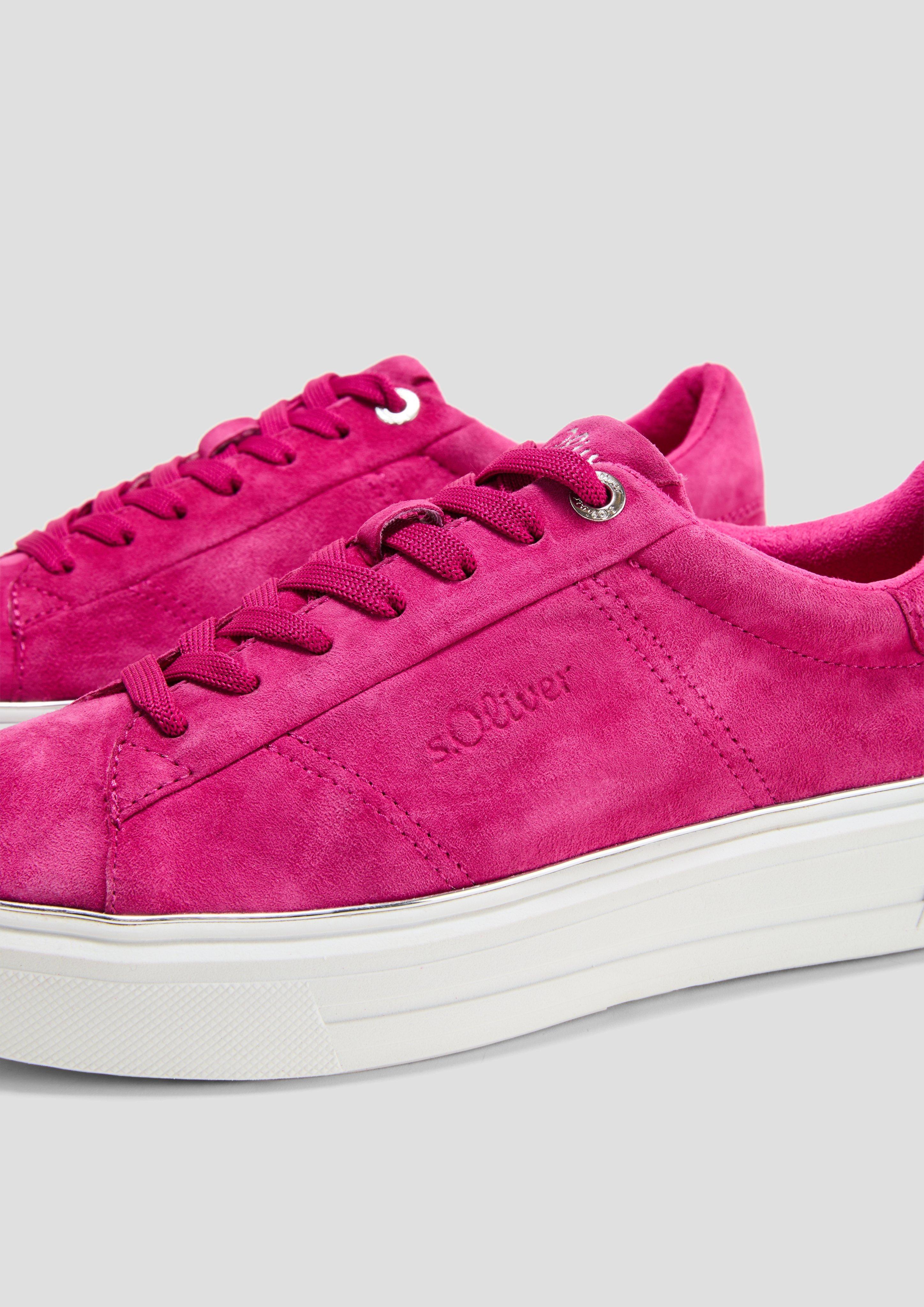 s.Oliver Cleane Sneaker mit Wildleder