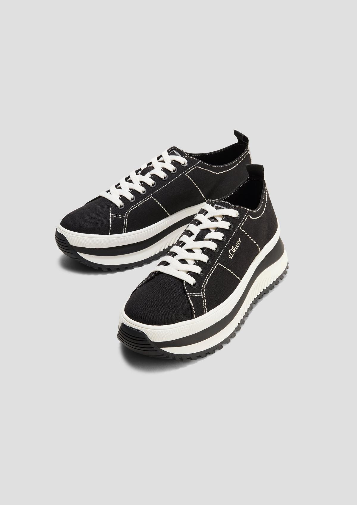 s.Oliver Plateau-Sneaker in Bicolor-Optik