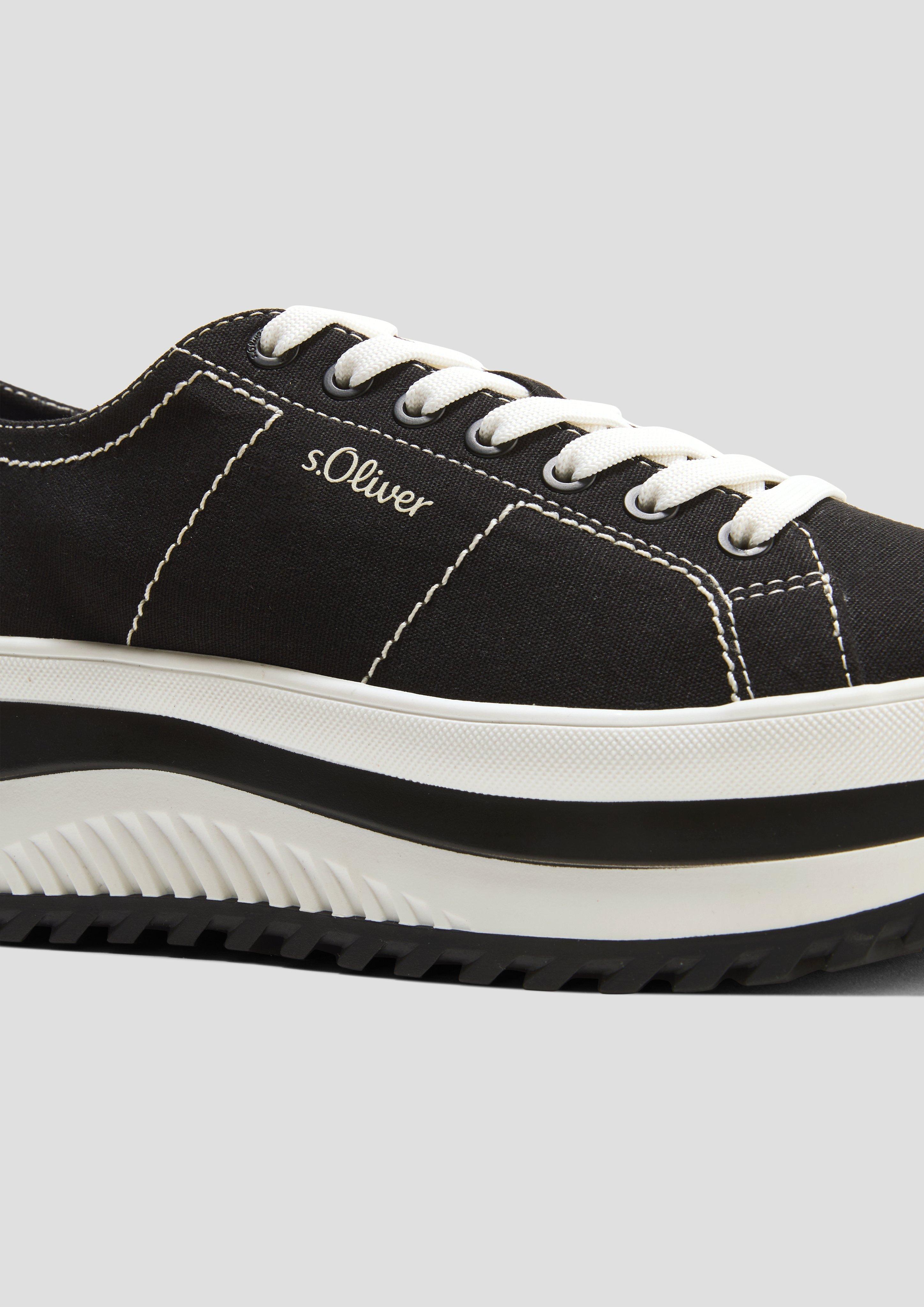 s.Oliver Plateau-Sneaker in Bicolor-Optik