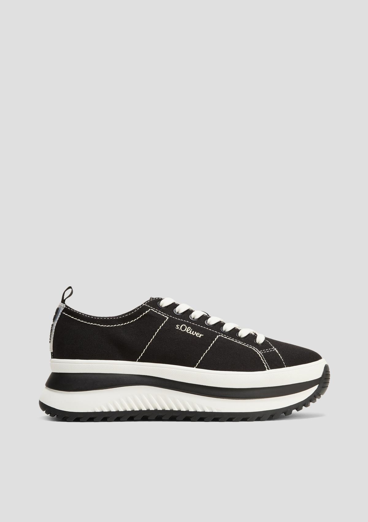s.Oliver Plateau-Sneaker in Bicolor-Optik