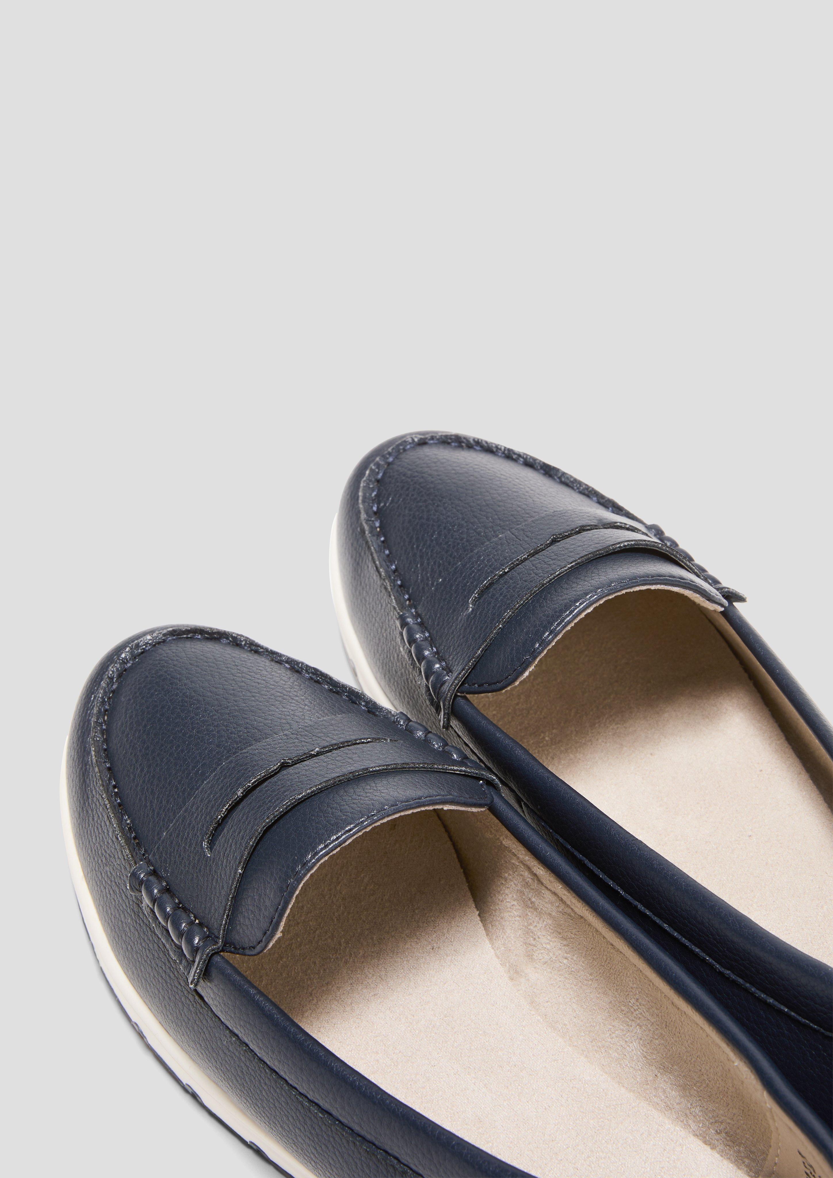 s.Oliver Mokassins in Leder-Optik