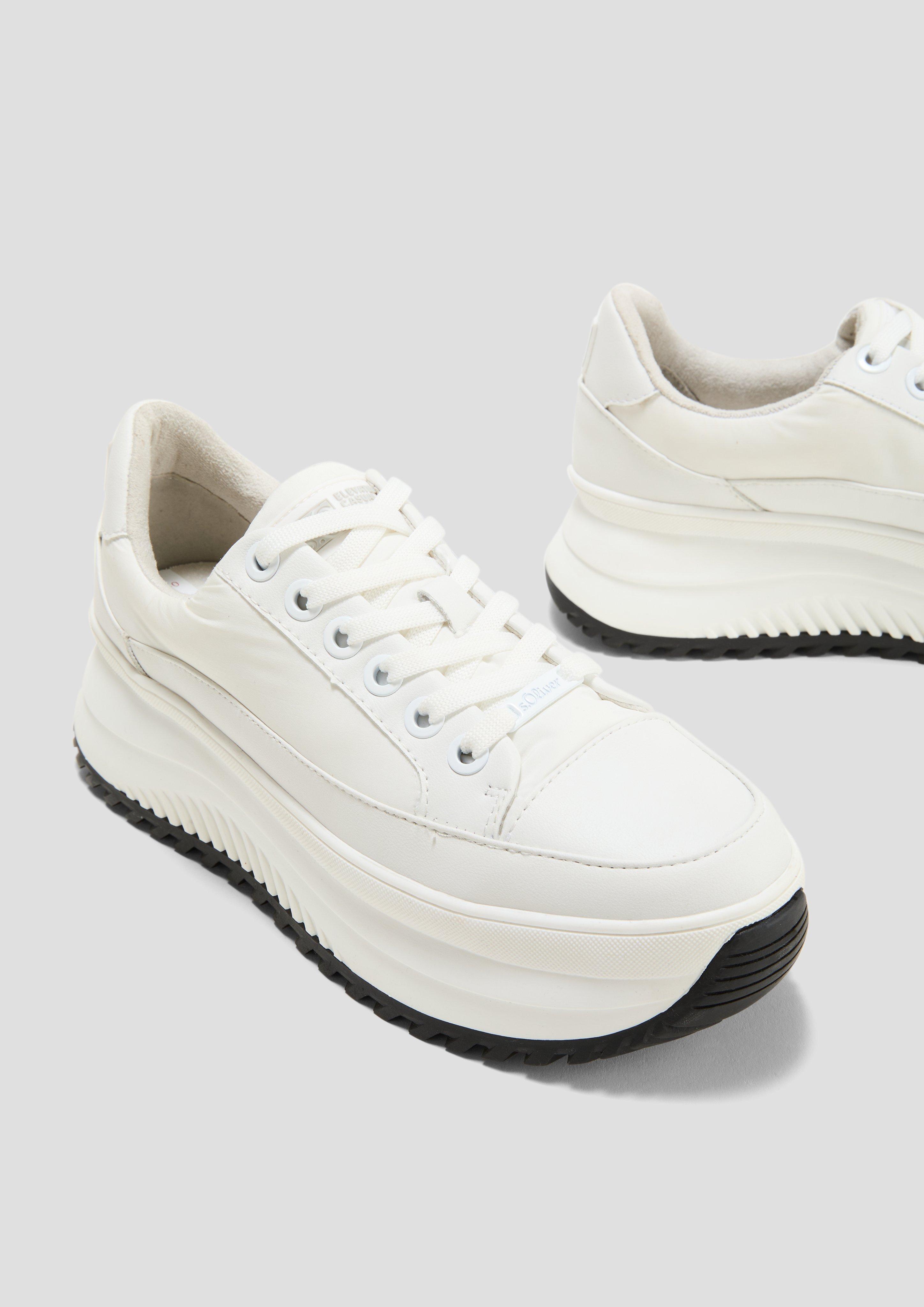 s.Oliver Hoher Sneaker in Bicolour-Optik