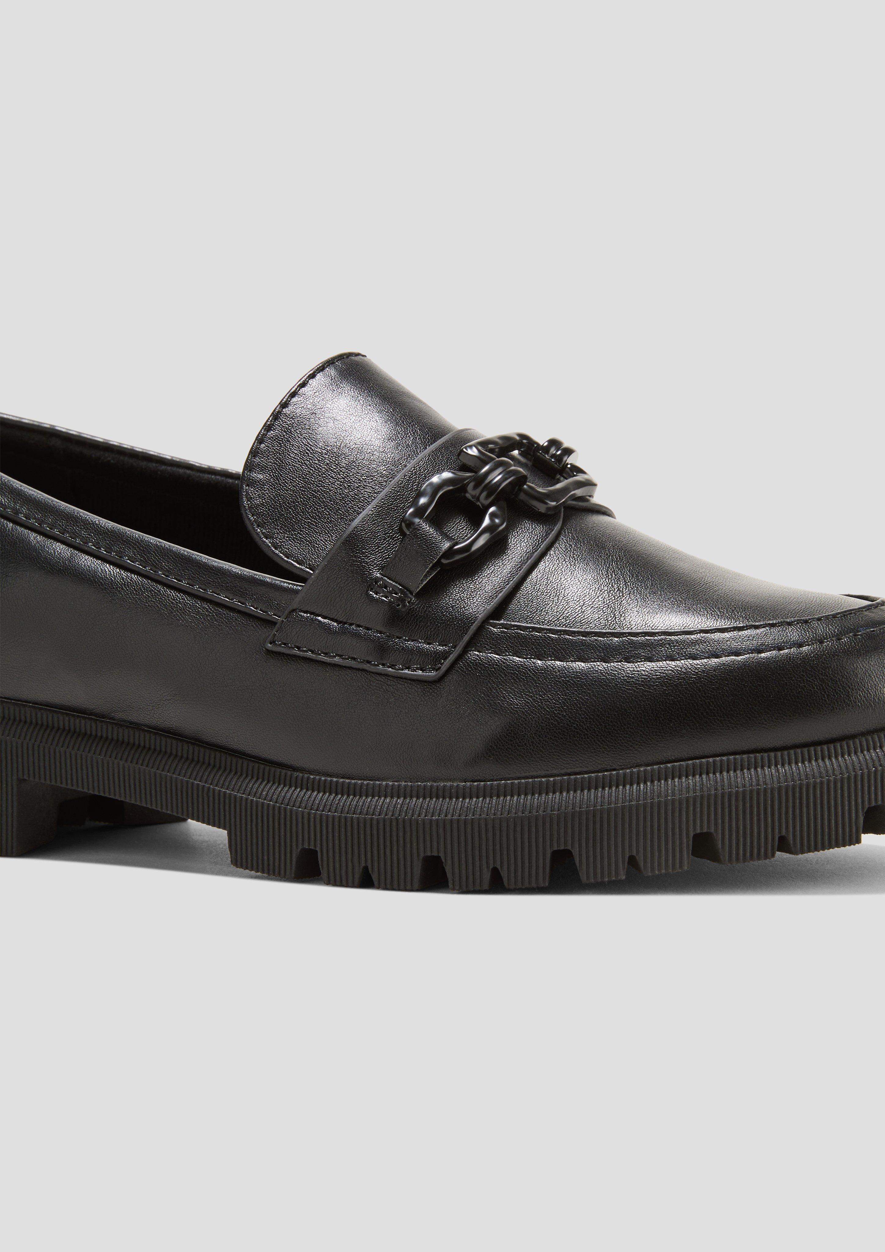 s.Oliver Modische Loafer in Leder-Optik