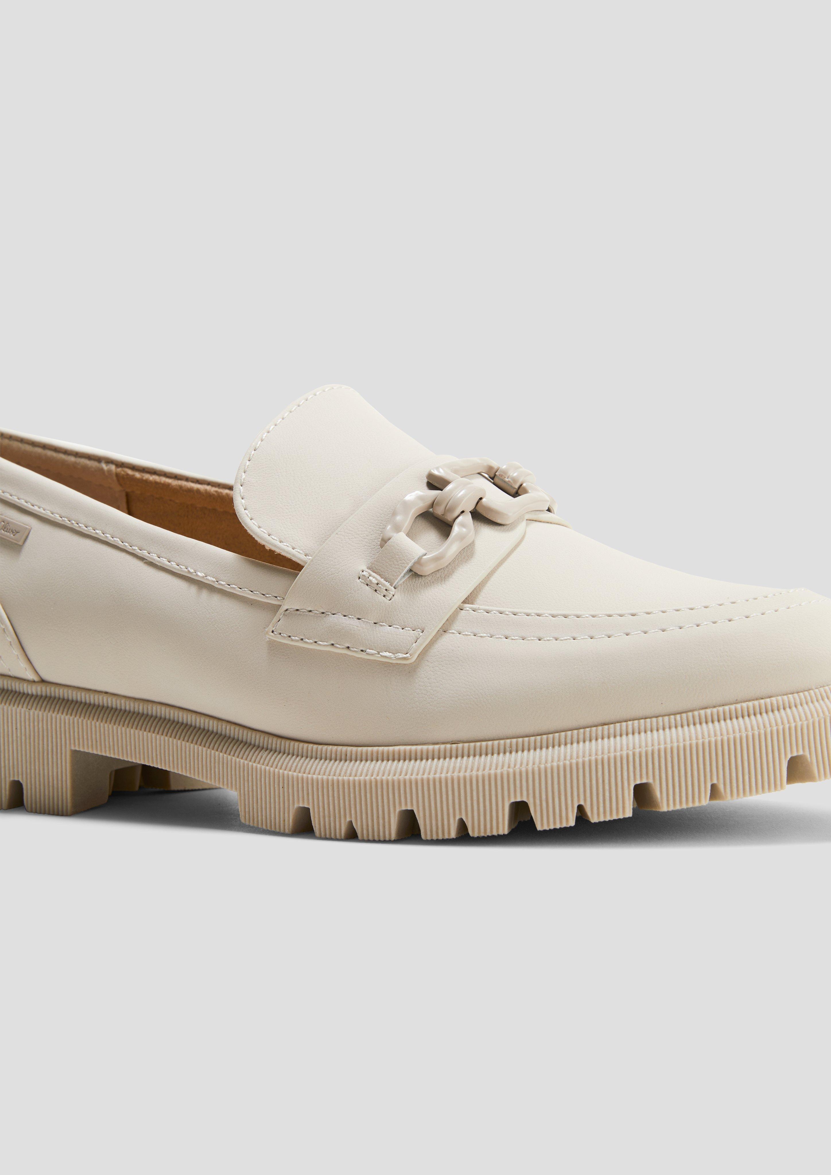 s.Oliver Modische Loafer in Leder-Optik