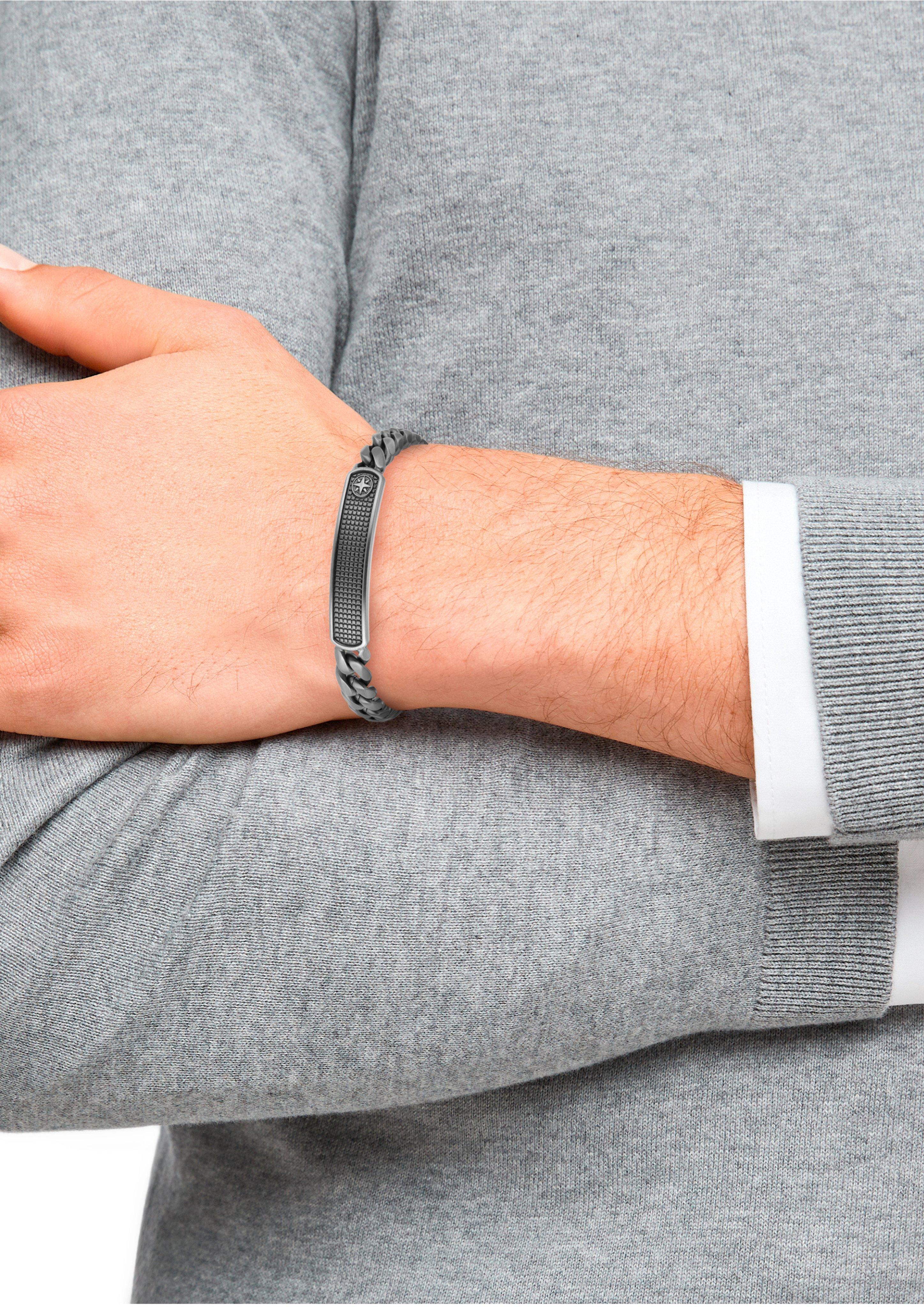 s.Oliver Gravierbares Edelstahl-Armband