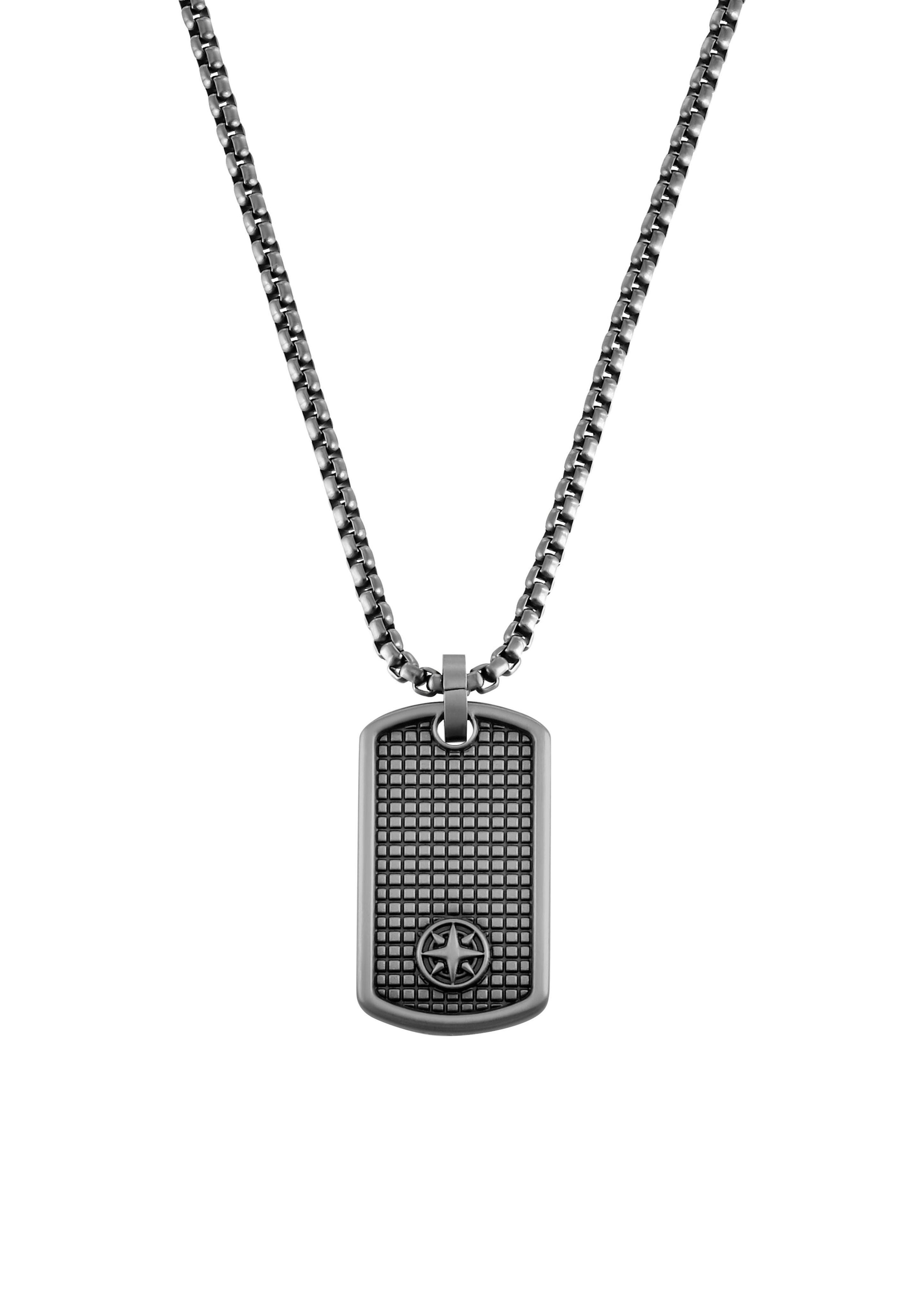 S.Oliver Halskette mit gravierbarem Dog-Tag