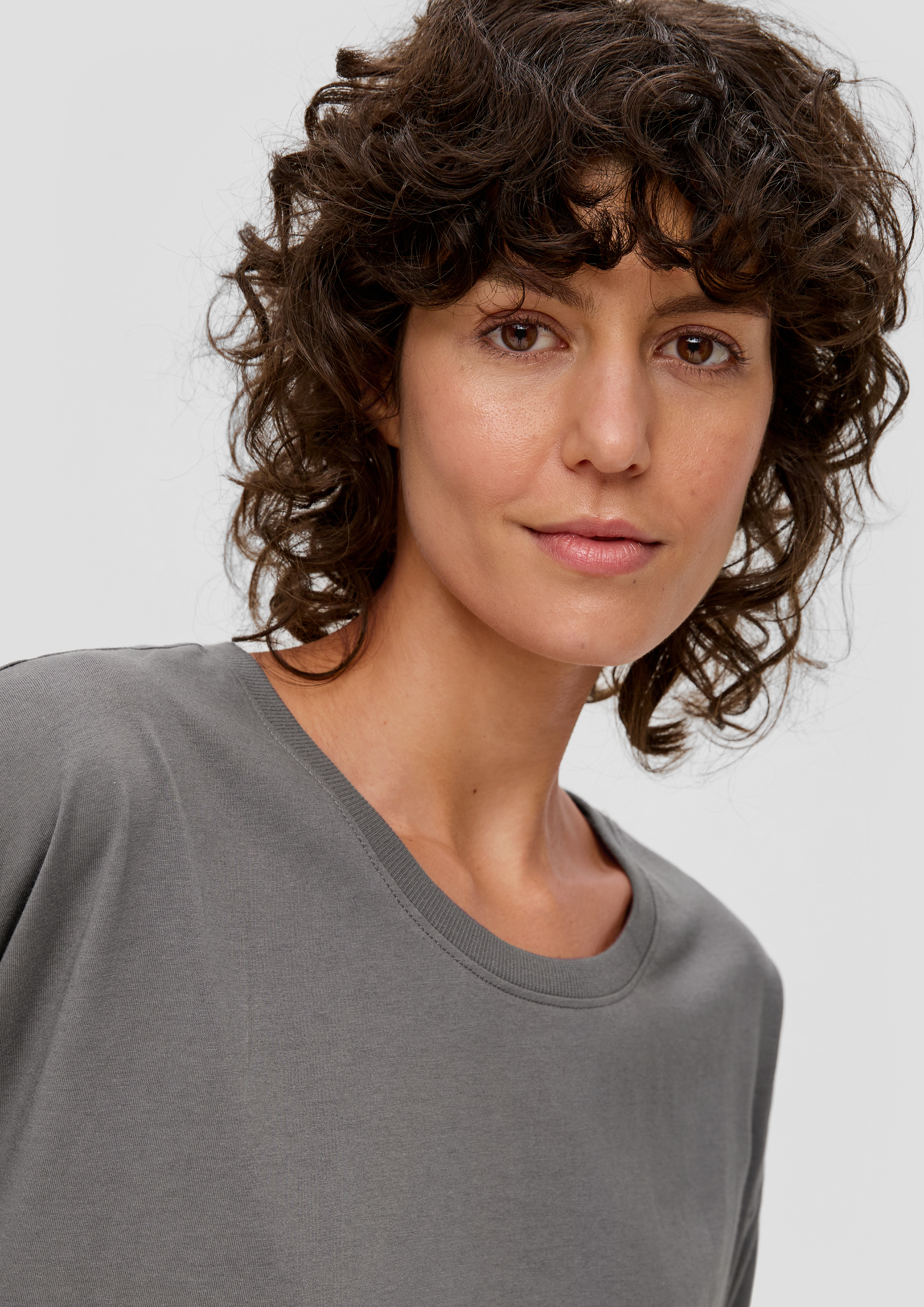 Pyjamashirt aus Viskose-Baumwollmix