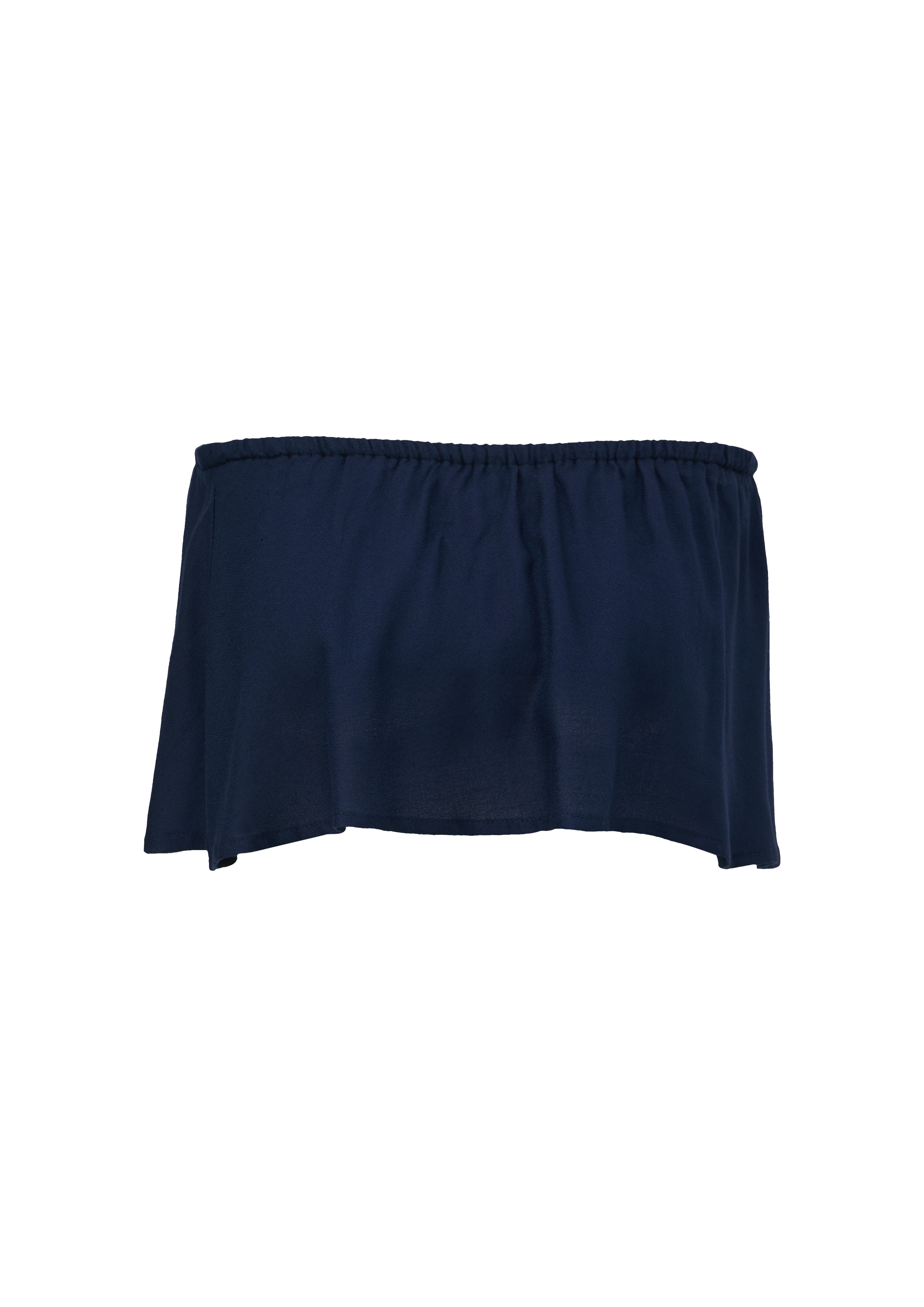Bandeau-Top mit Volant