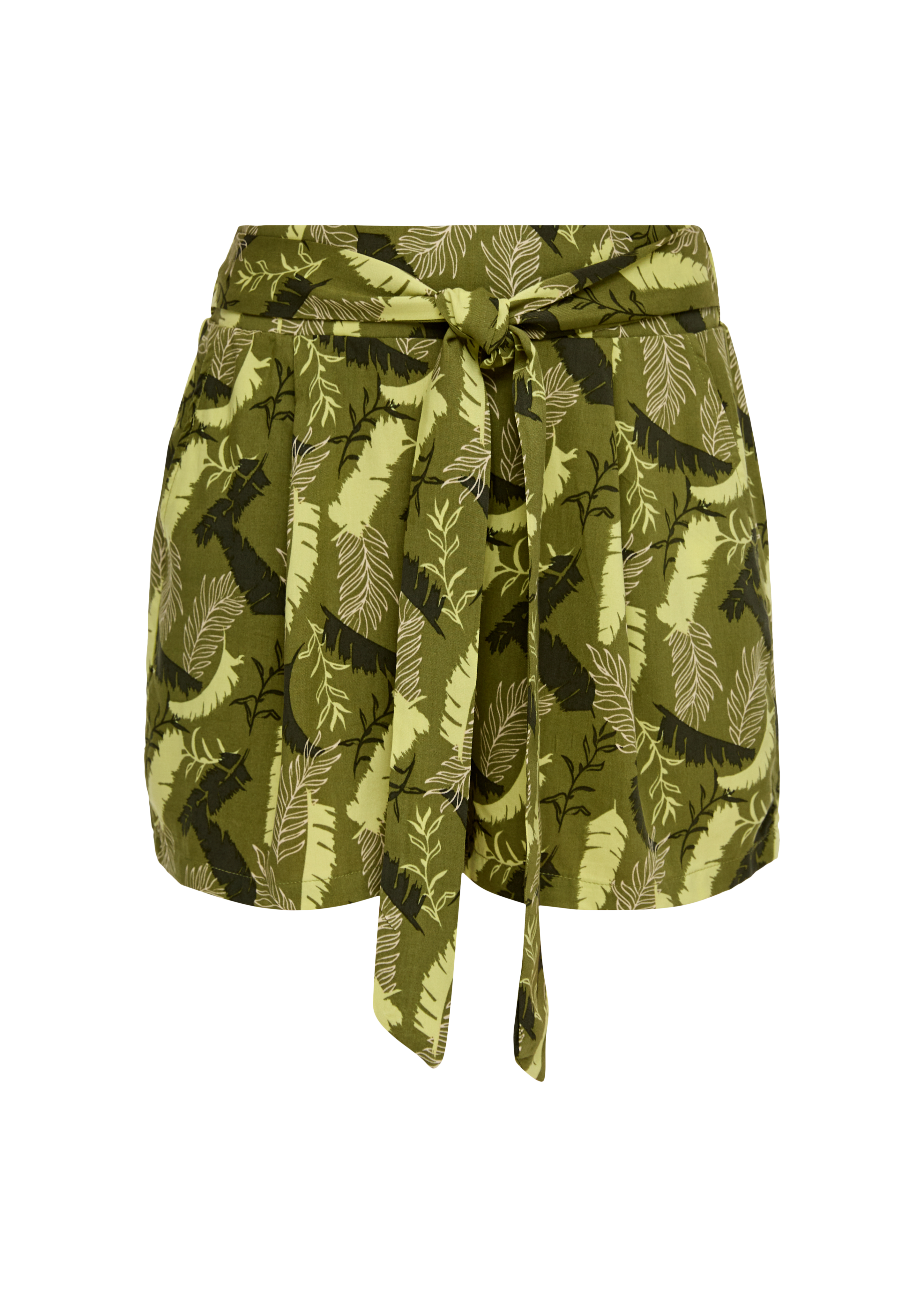 Strandhose aus Viskose mit Allover-Print