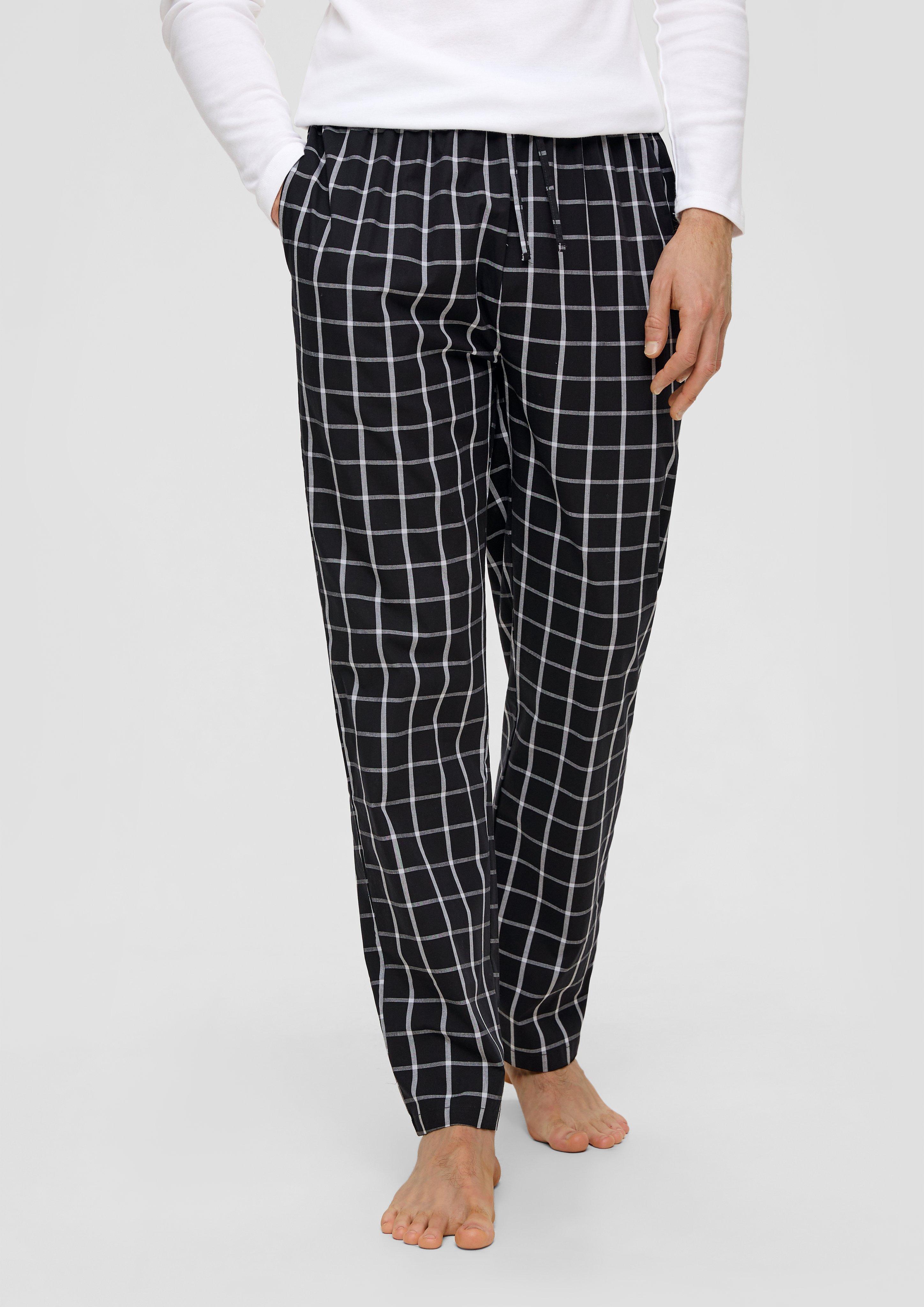 aus - Baumwolle schwarz Pyjama