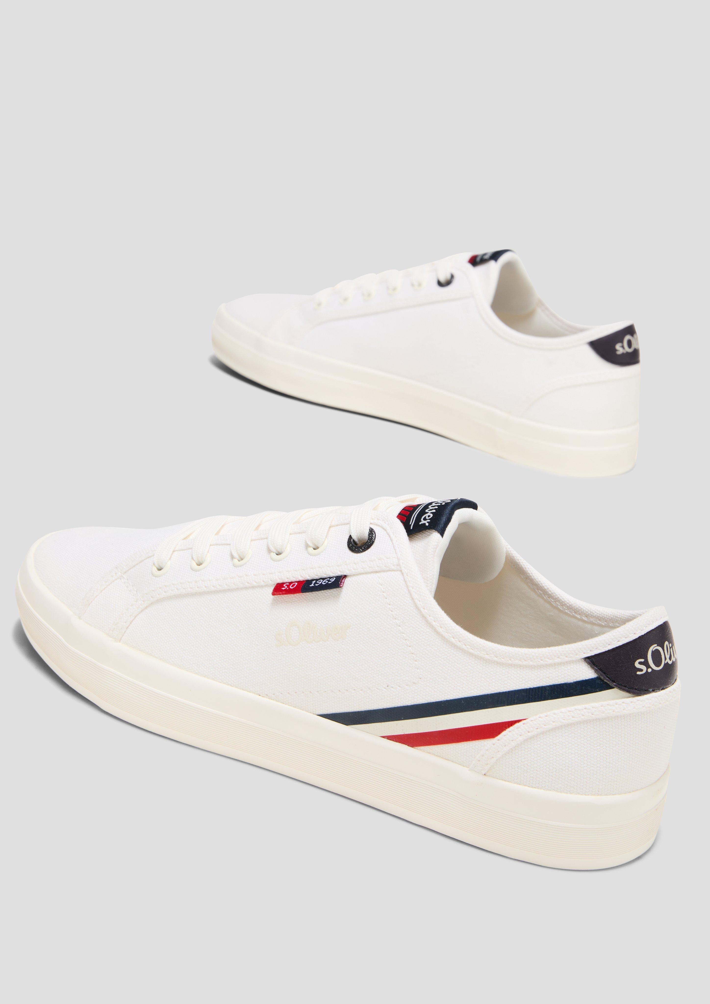 s.Oliver Sneaker mit Kontrast-Details und Logo