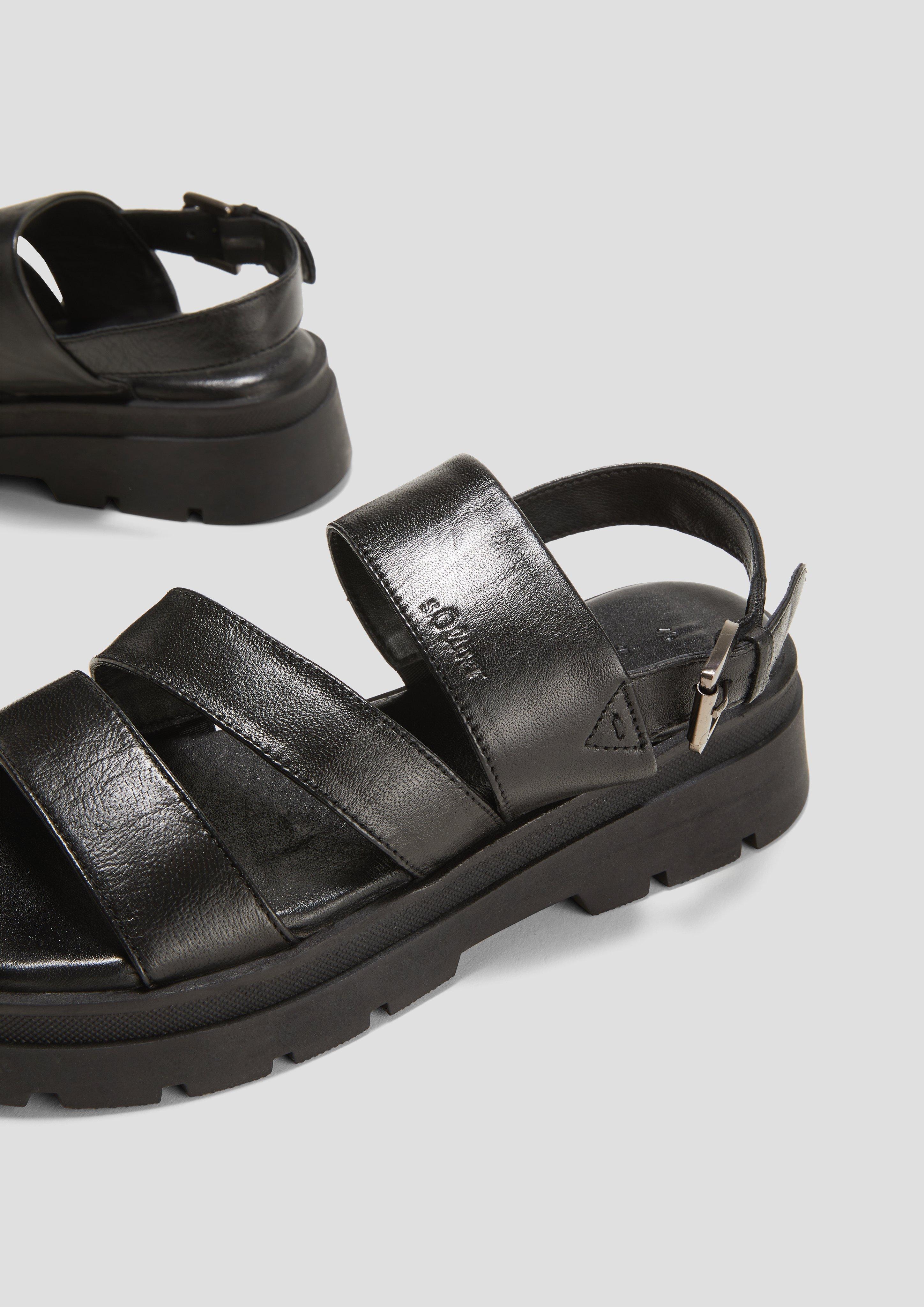 s.Oliver Riemchensandalen aus Leder