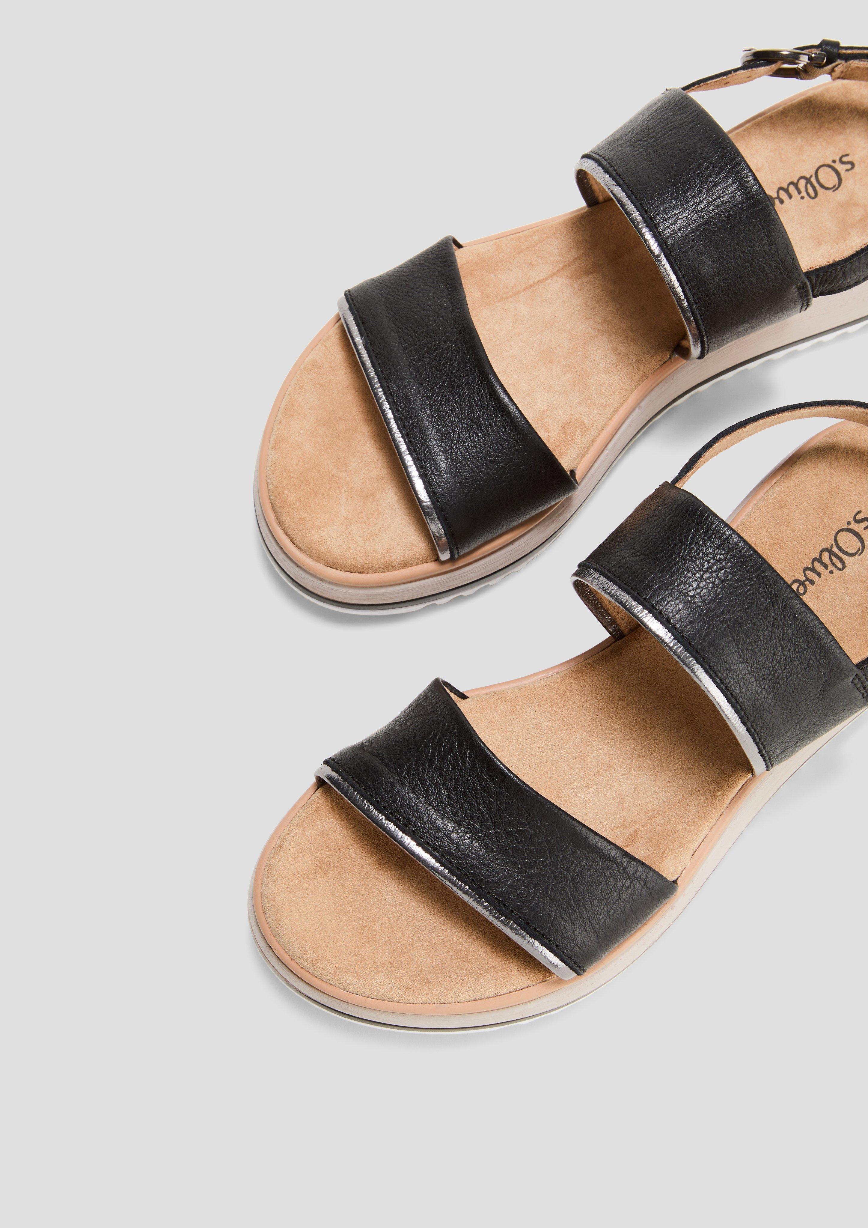 s.Oliver Sandalen mit Lederriemen