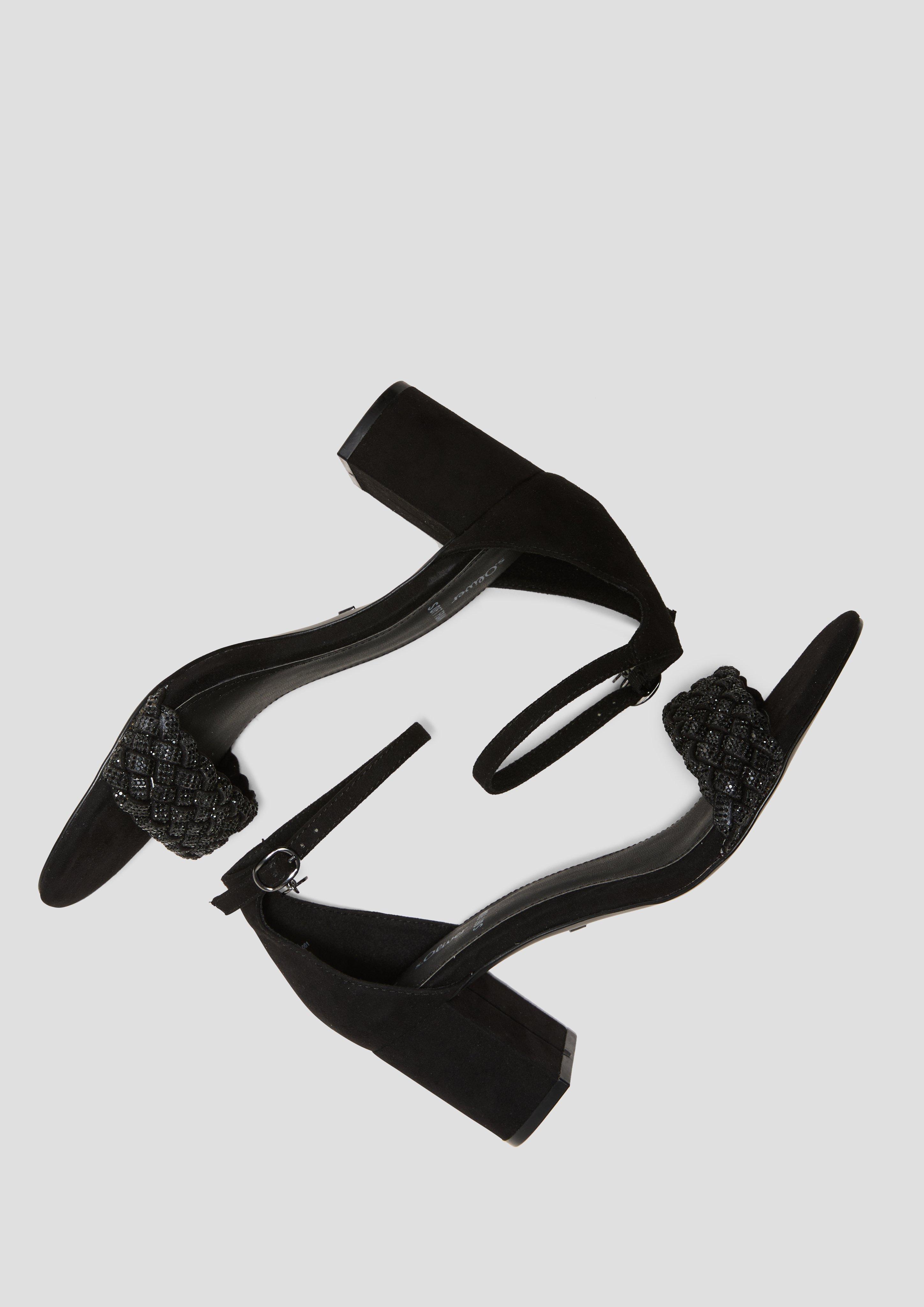 s.Oliver Sandalen mit Riemchen und Flecht-Detail