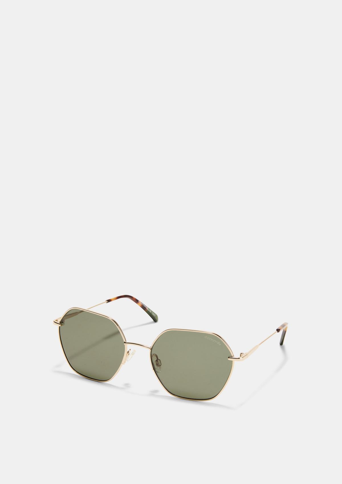 comma Sonnenbrille mit Gläsern in Wabenform