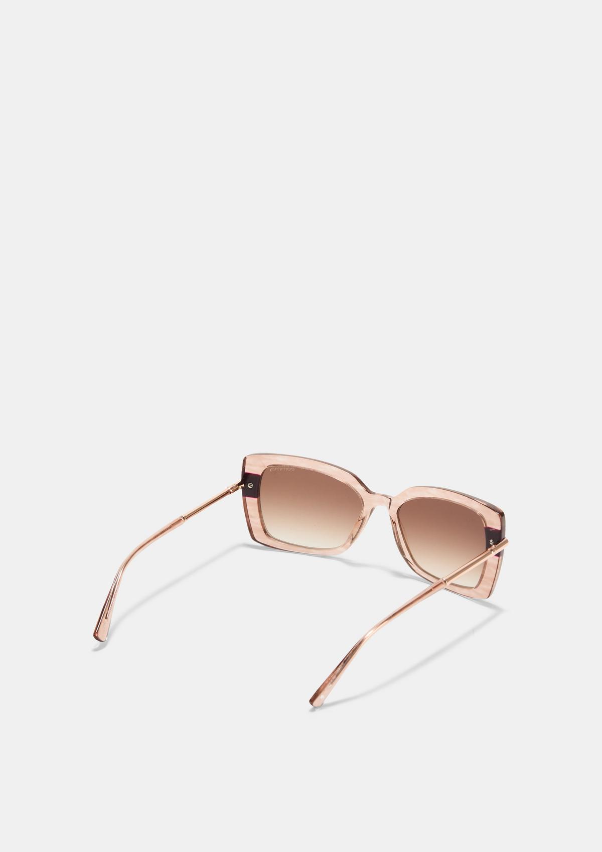 comma Sonnenbrille mit durchsichtiger Umrandung