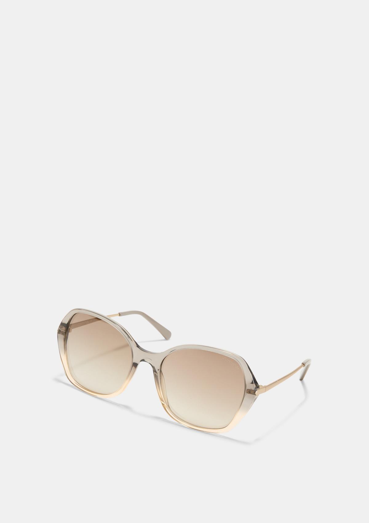 comma Sonnenbrille mit durchsichtigem Rahmen