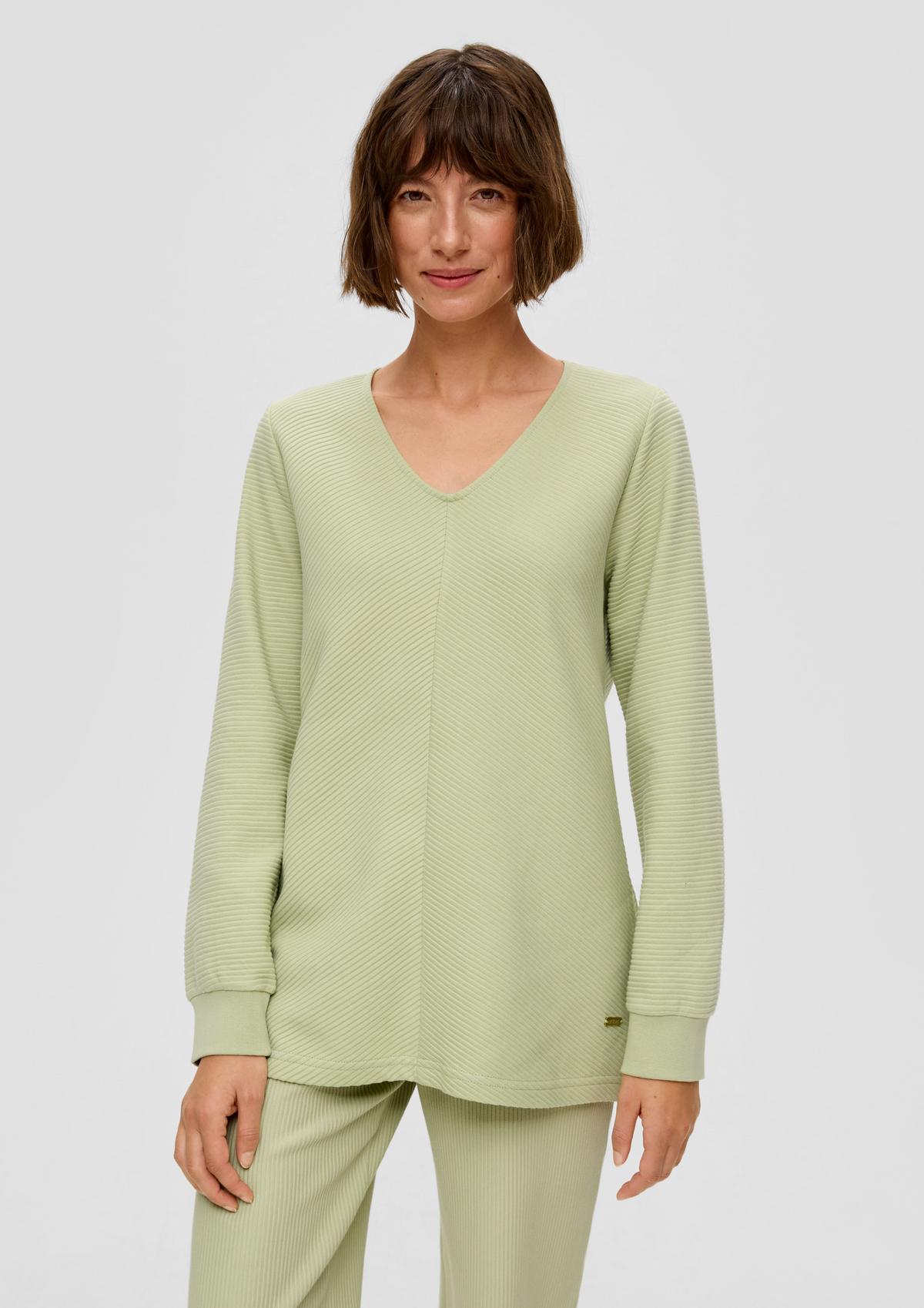 Pyjama-Sweatshirt aus reiner Baumwolle