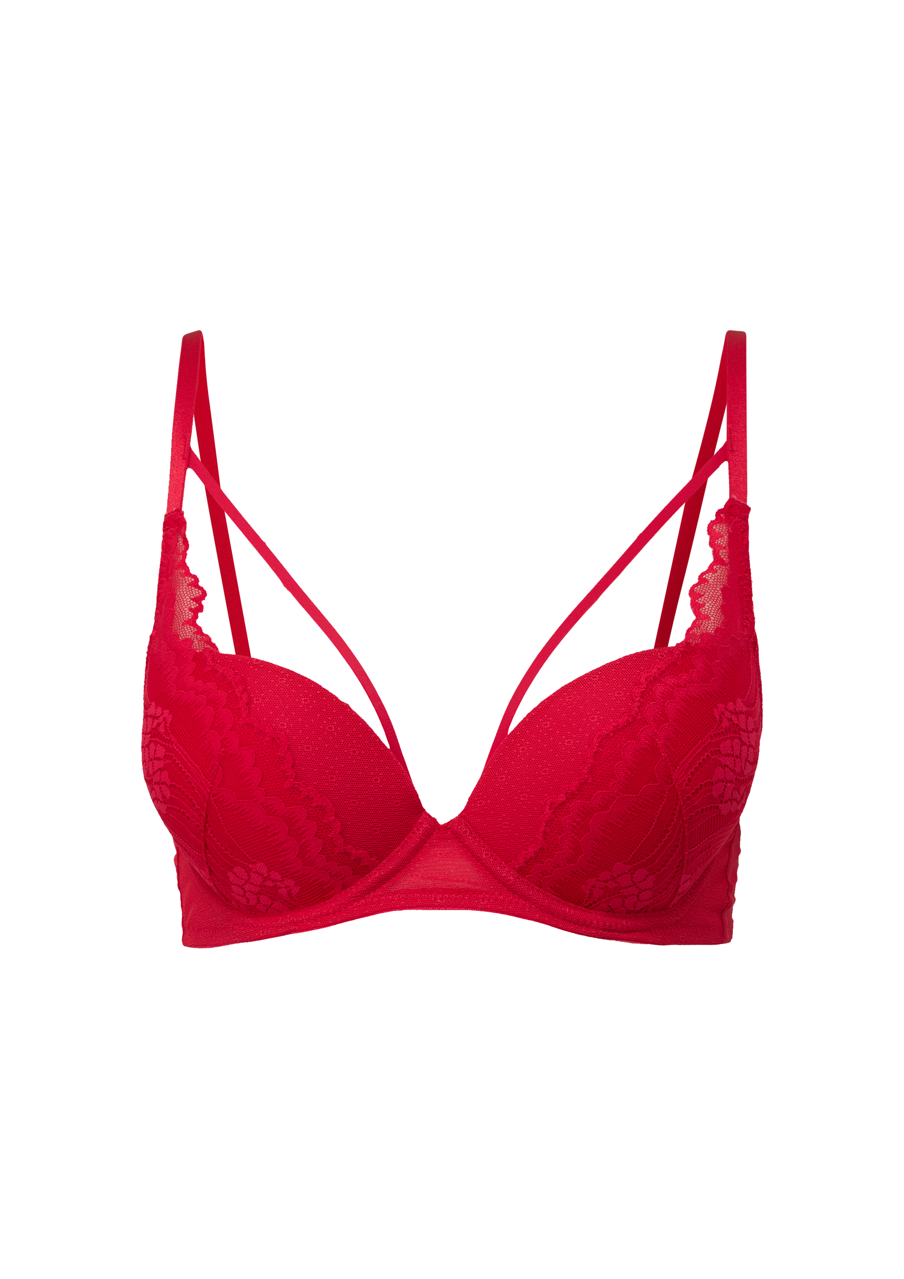 Push-up-BH mit Spitzen-Details