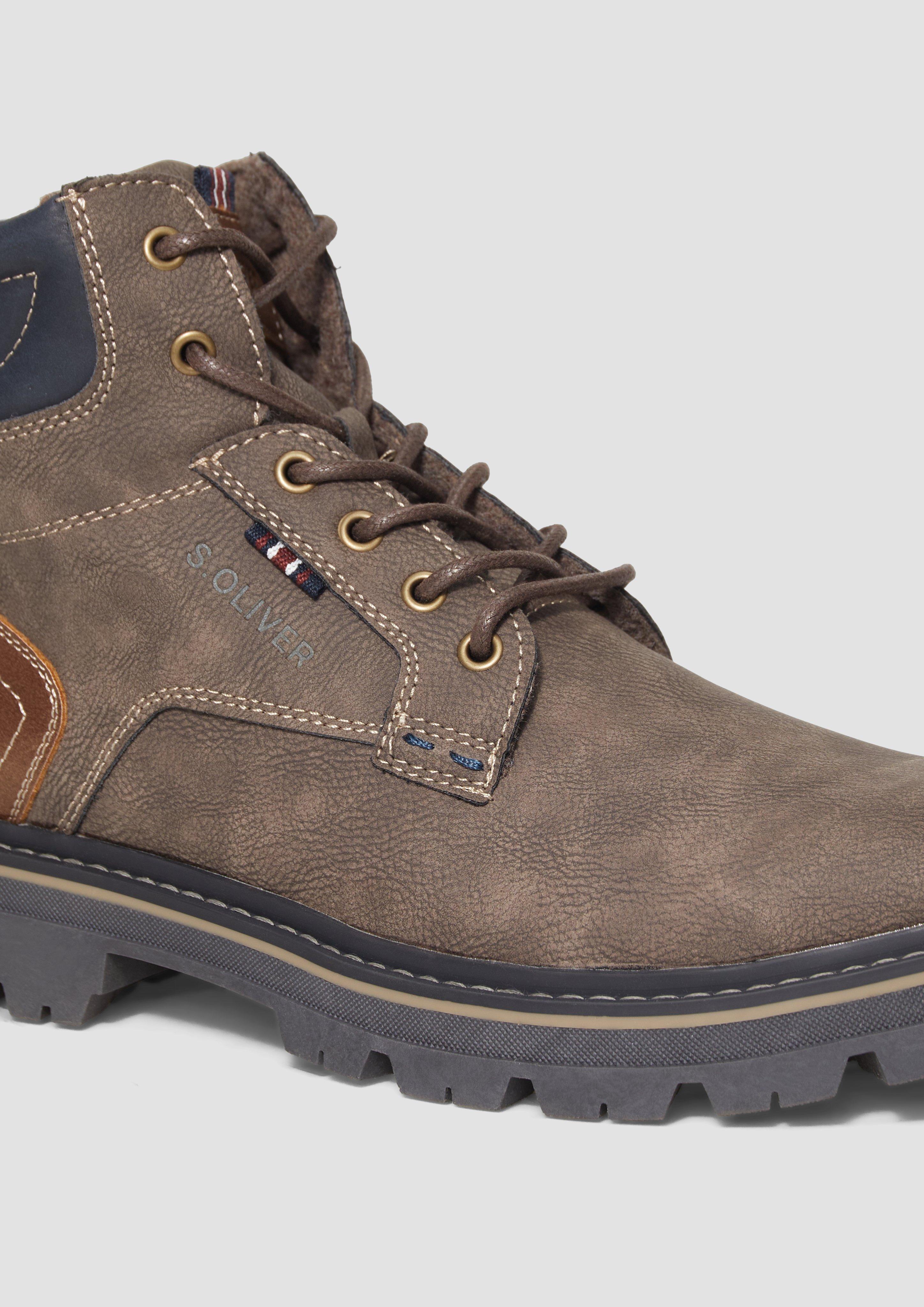 s.Oliver Stiefel in Leder-Optik