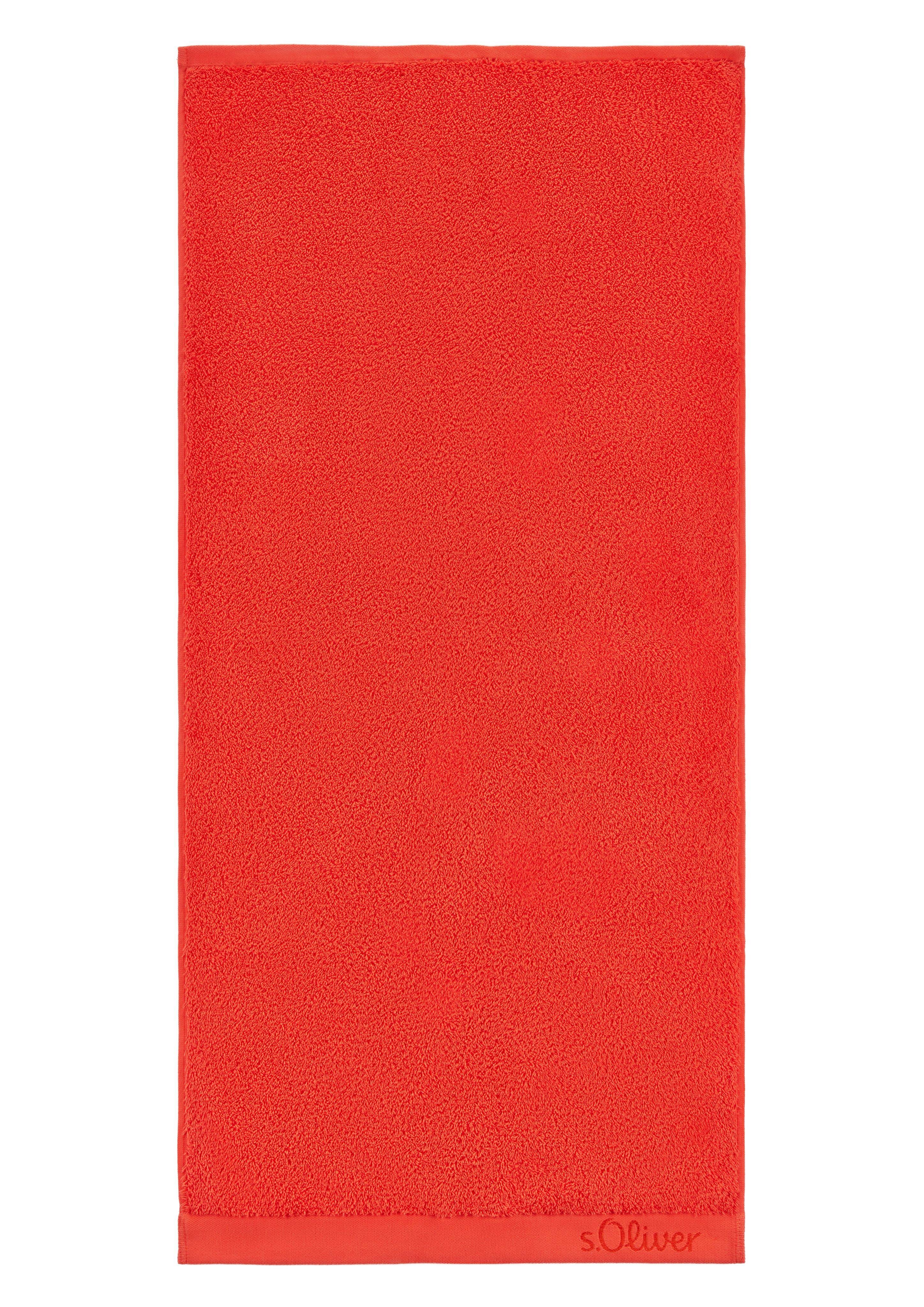 s.Oliver Handtuch aus reiner Baumwolle