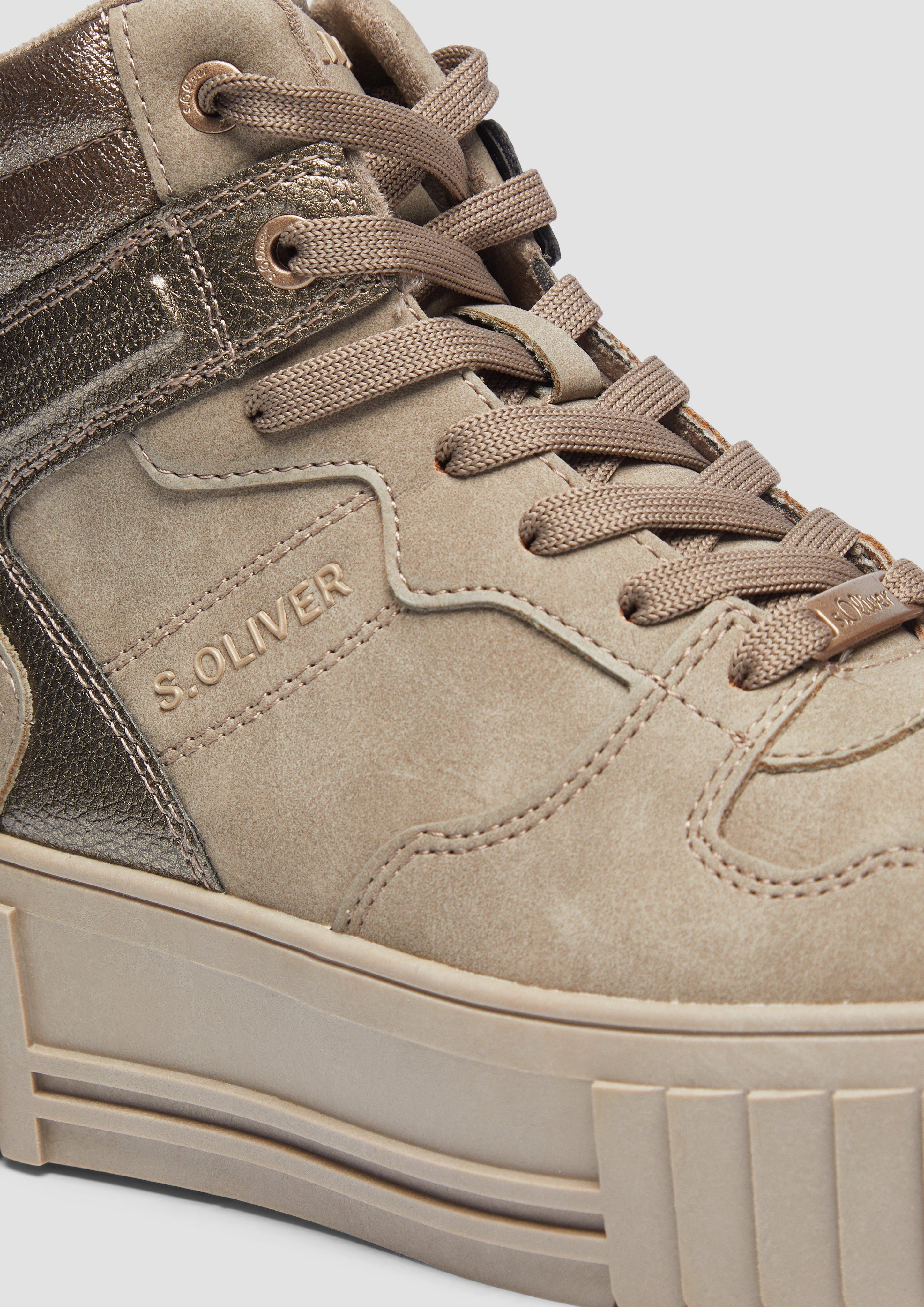 s.Oliver High Sneaker im Fabricmix