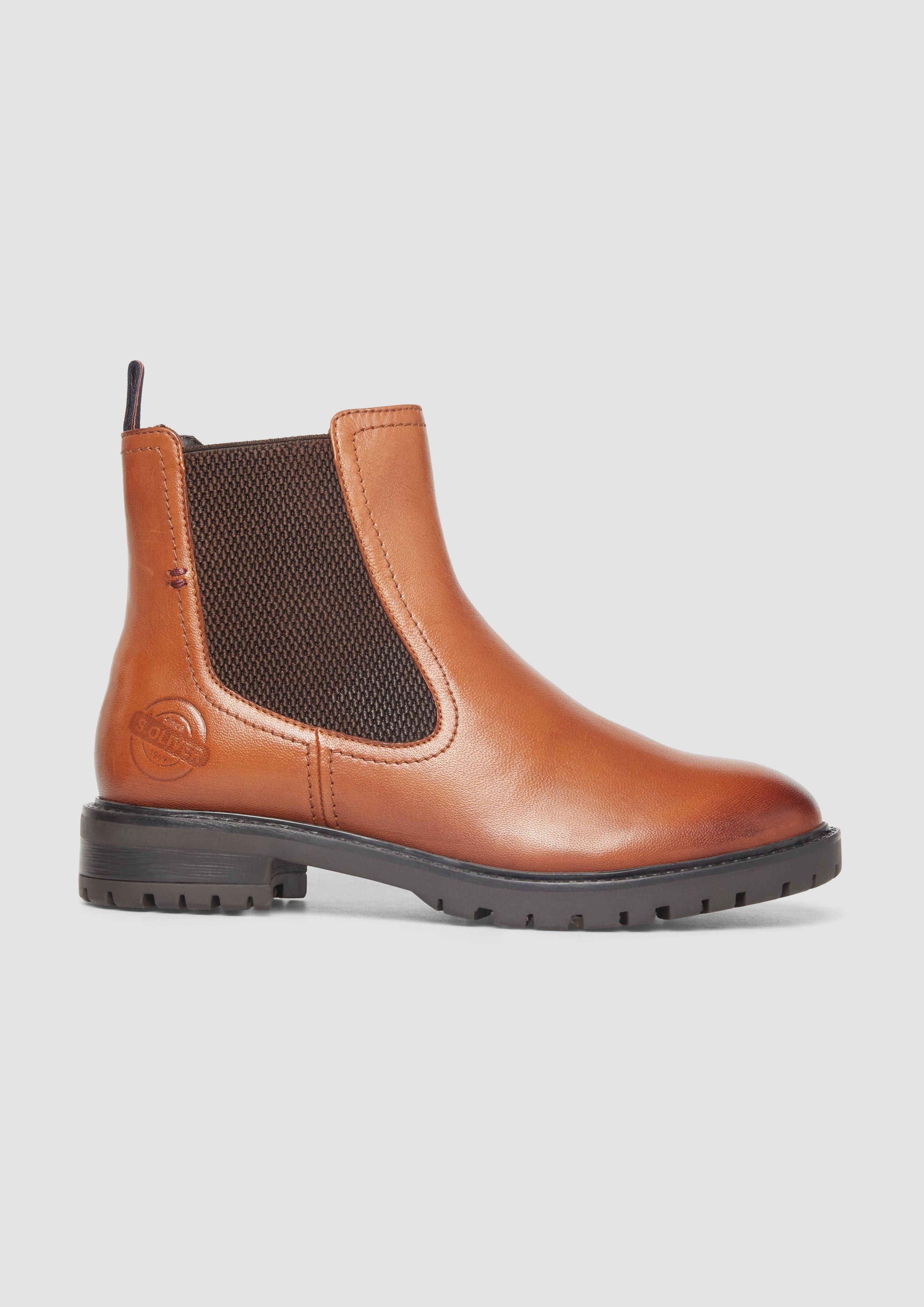 S.Oliver Chelsea Boots aus Schafsleder