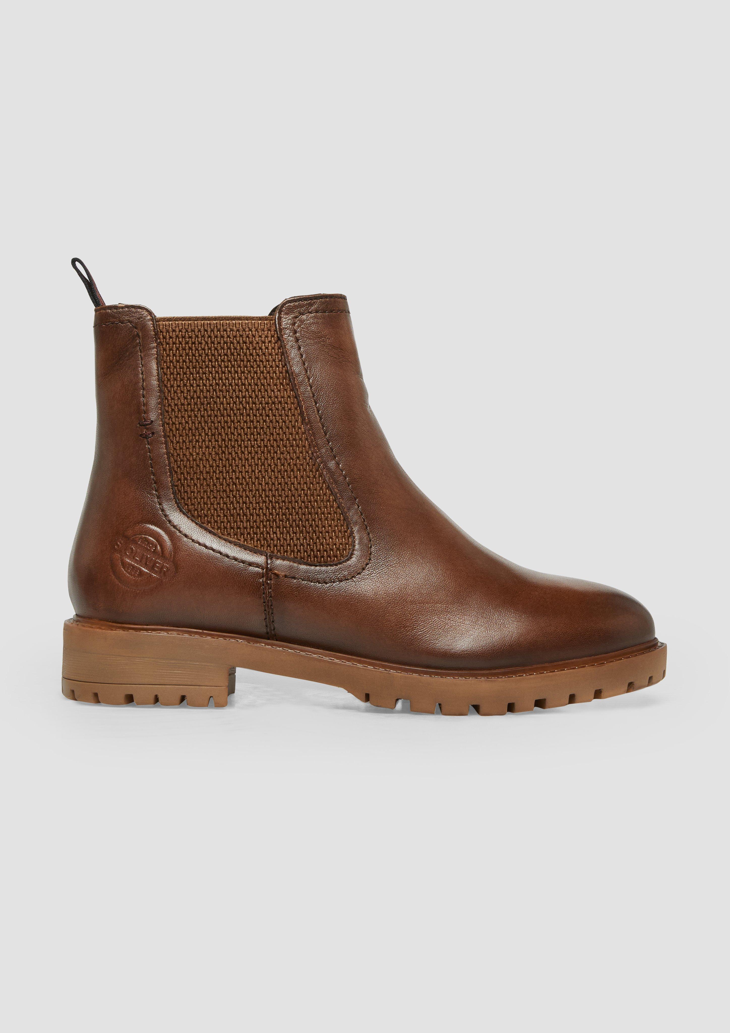 S.Oliver Chelsea Boots aus Schafsleder