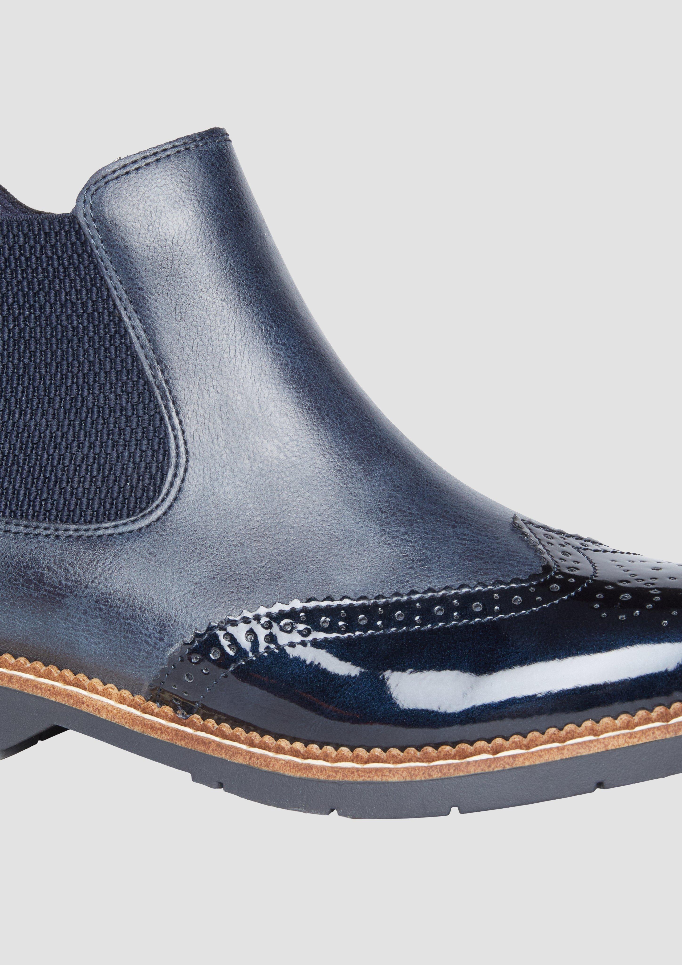 s.Oliver Chelsea-Boots aus Kunstleder