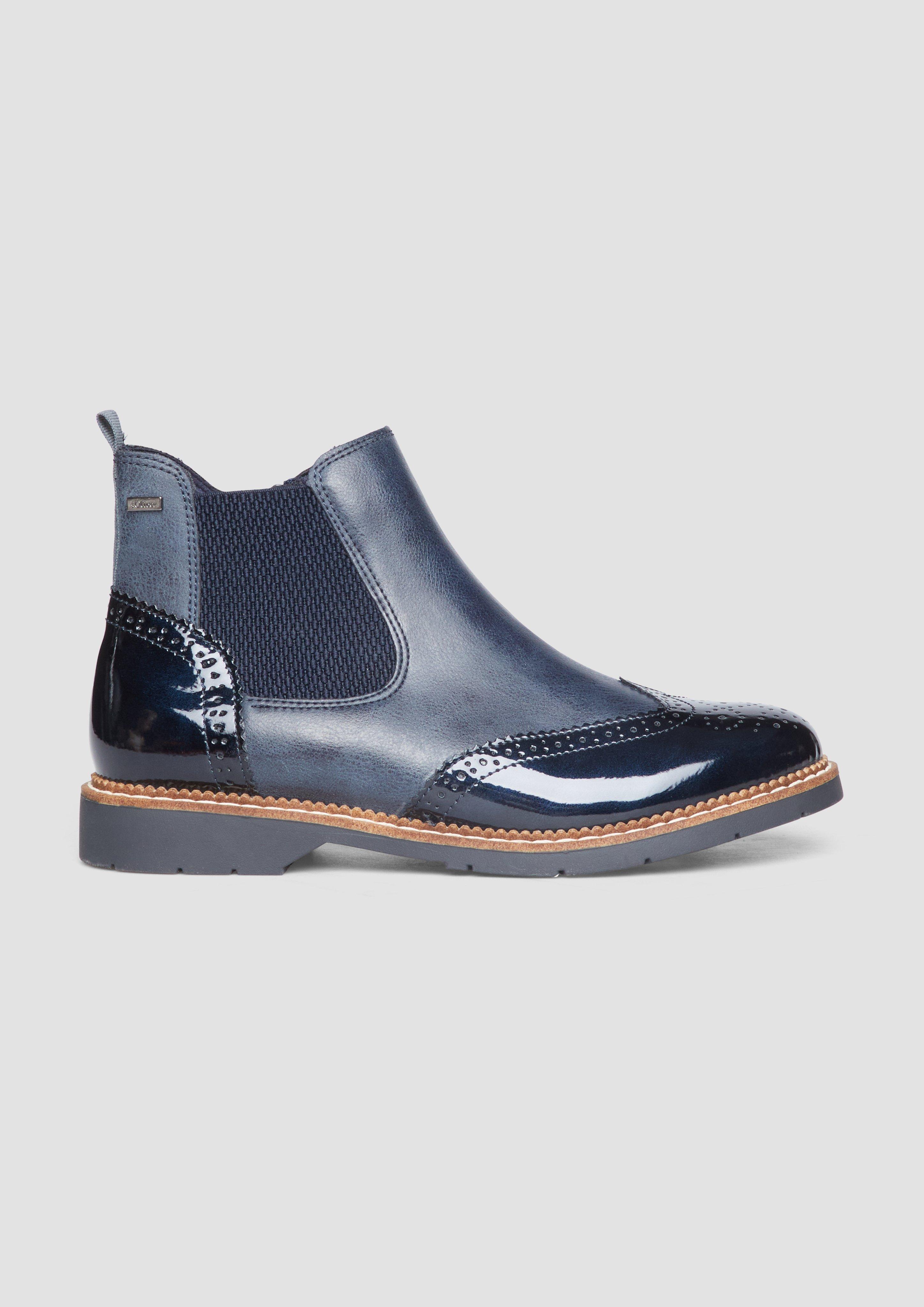 S.Oliver Chelsea-Boots aus Kunstleder