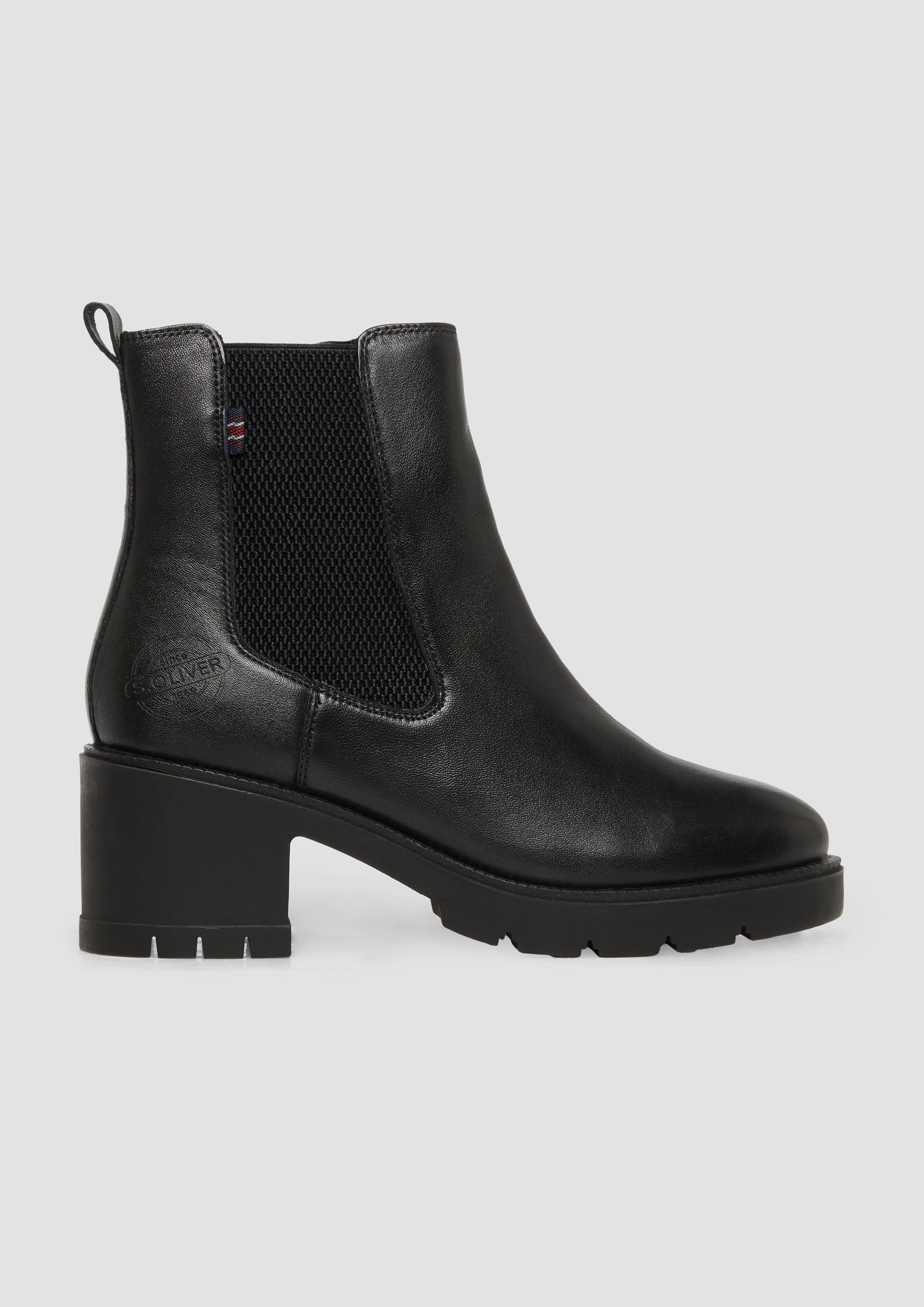 S.Oliver Chelsea-Boots aus Leder